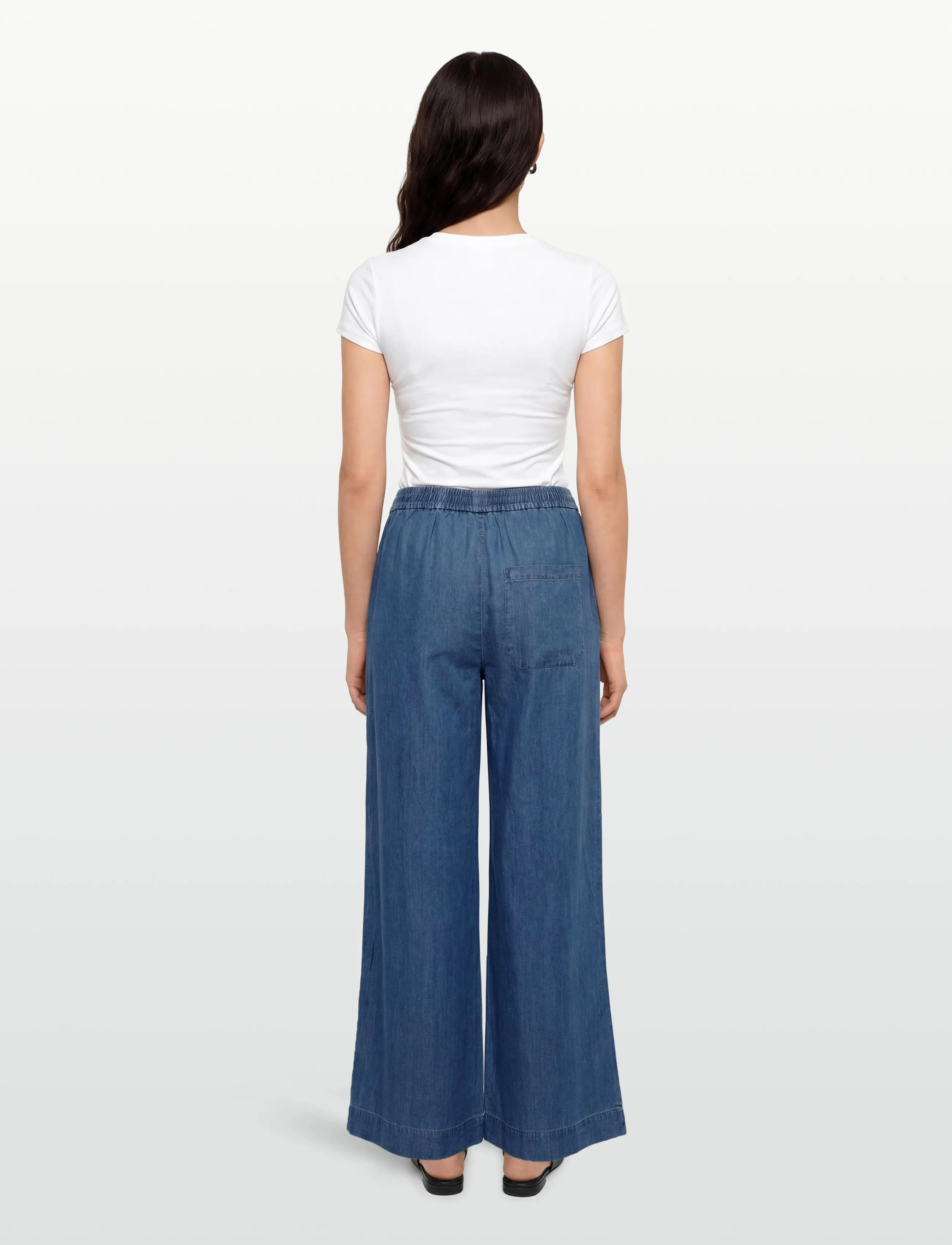 Movesgood Lyon Trousers Denim mjukisbyxor dam – bild 3