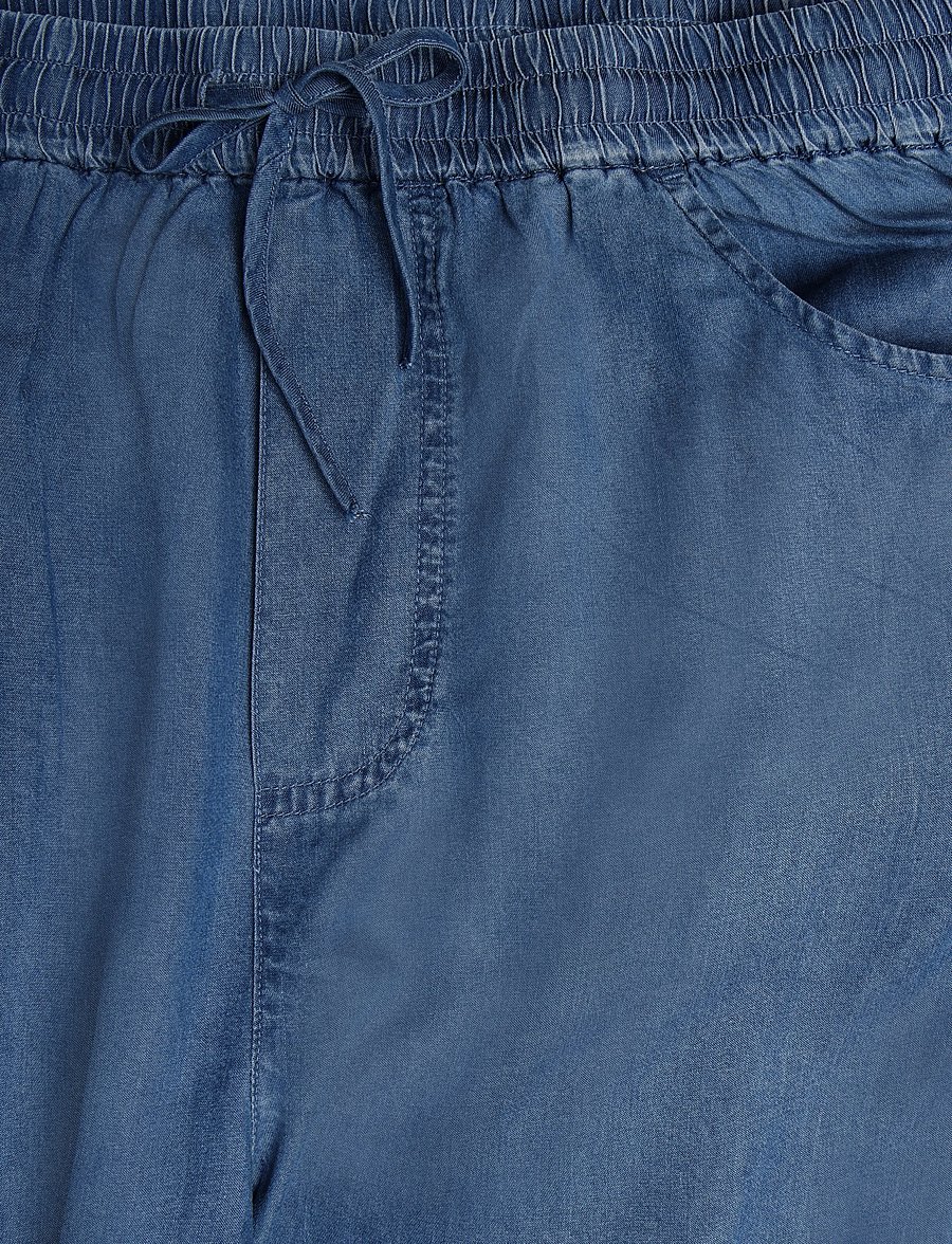 Movesgood - Lyon Trousers Denim Blue - pyjamahosen - blue - 3