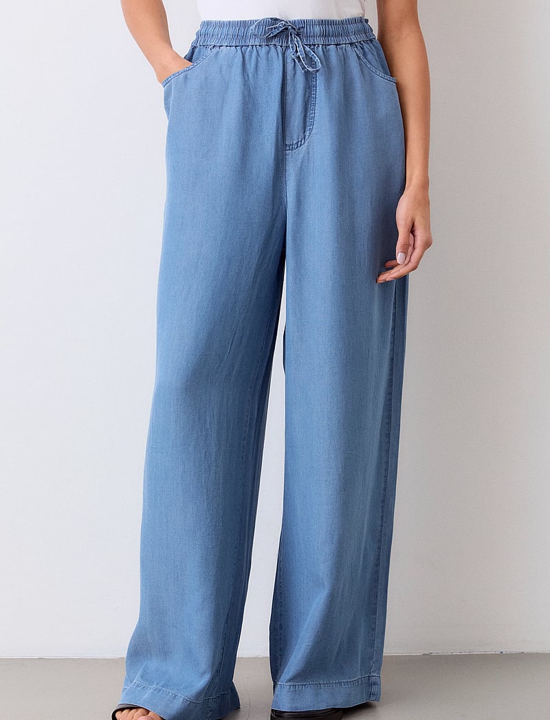 Movesgood - Lyon Trousers - pyjamahose - denim blue - 3