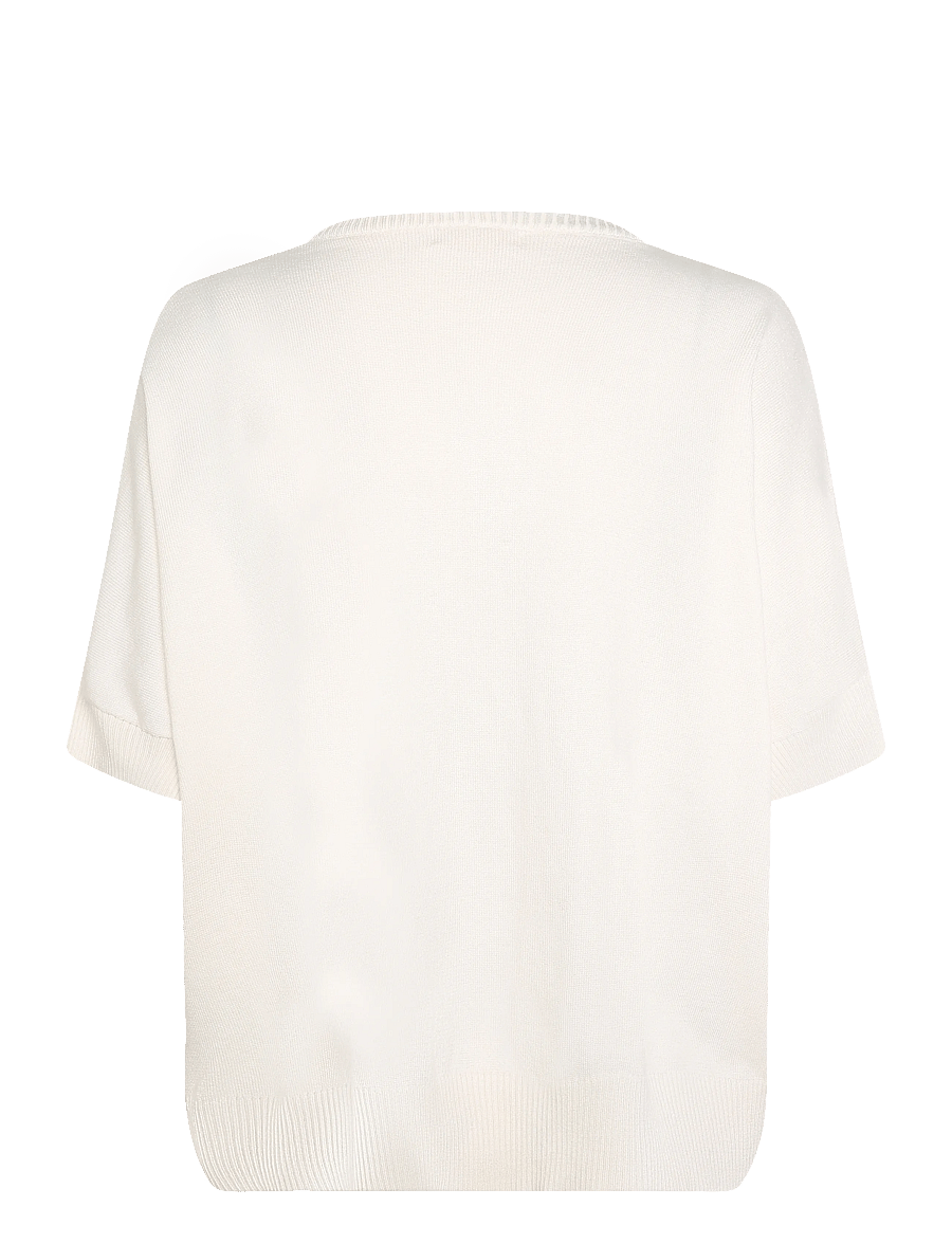 Movesgood - Ozzy Top Ecru M - striktrøjer - ecru - 2