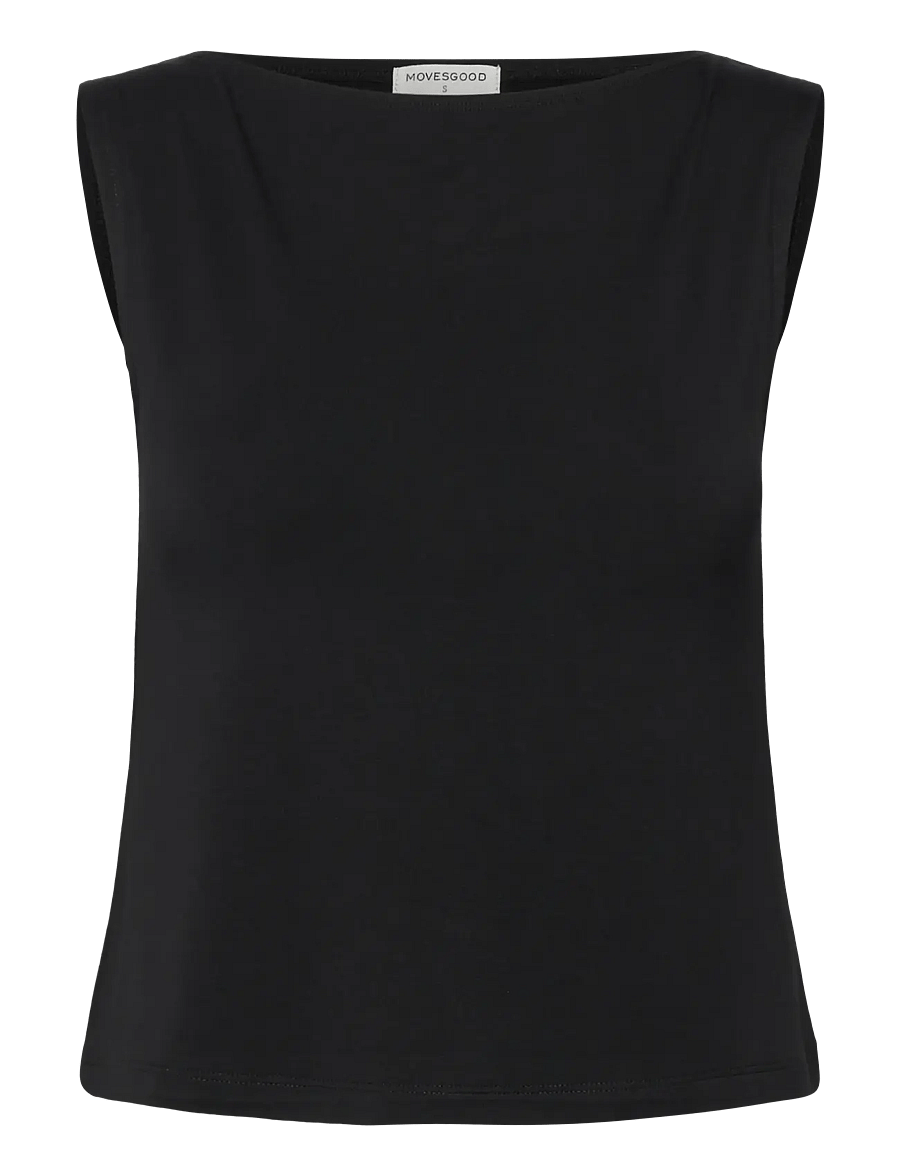 Movesgood - Hanny tank Top - sleeveless tops - black - 1