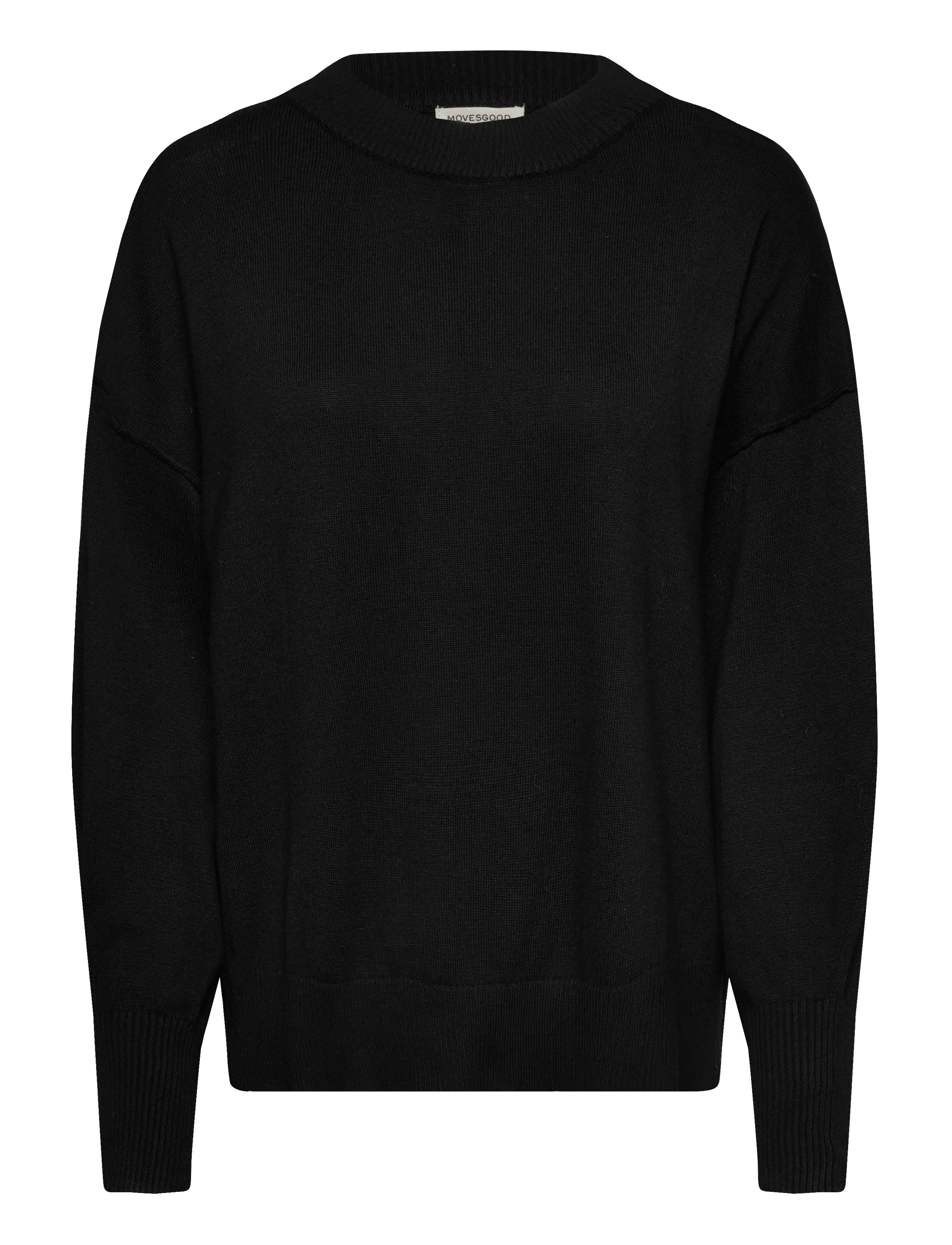 Movesgood Clara Boxy Sweater - Movesgood - BLACK / black
