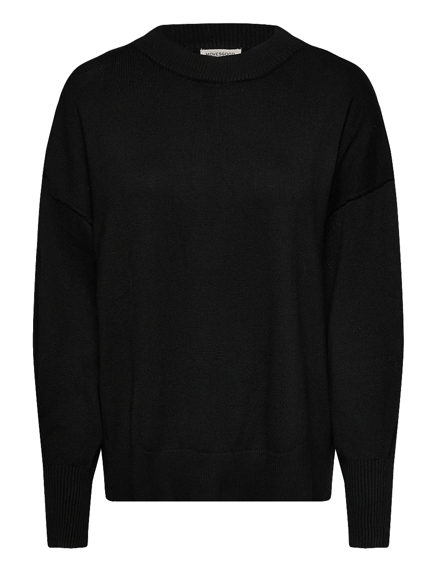 Movesgood - Clara Boxy Sweater - kaschmir - black - 1
