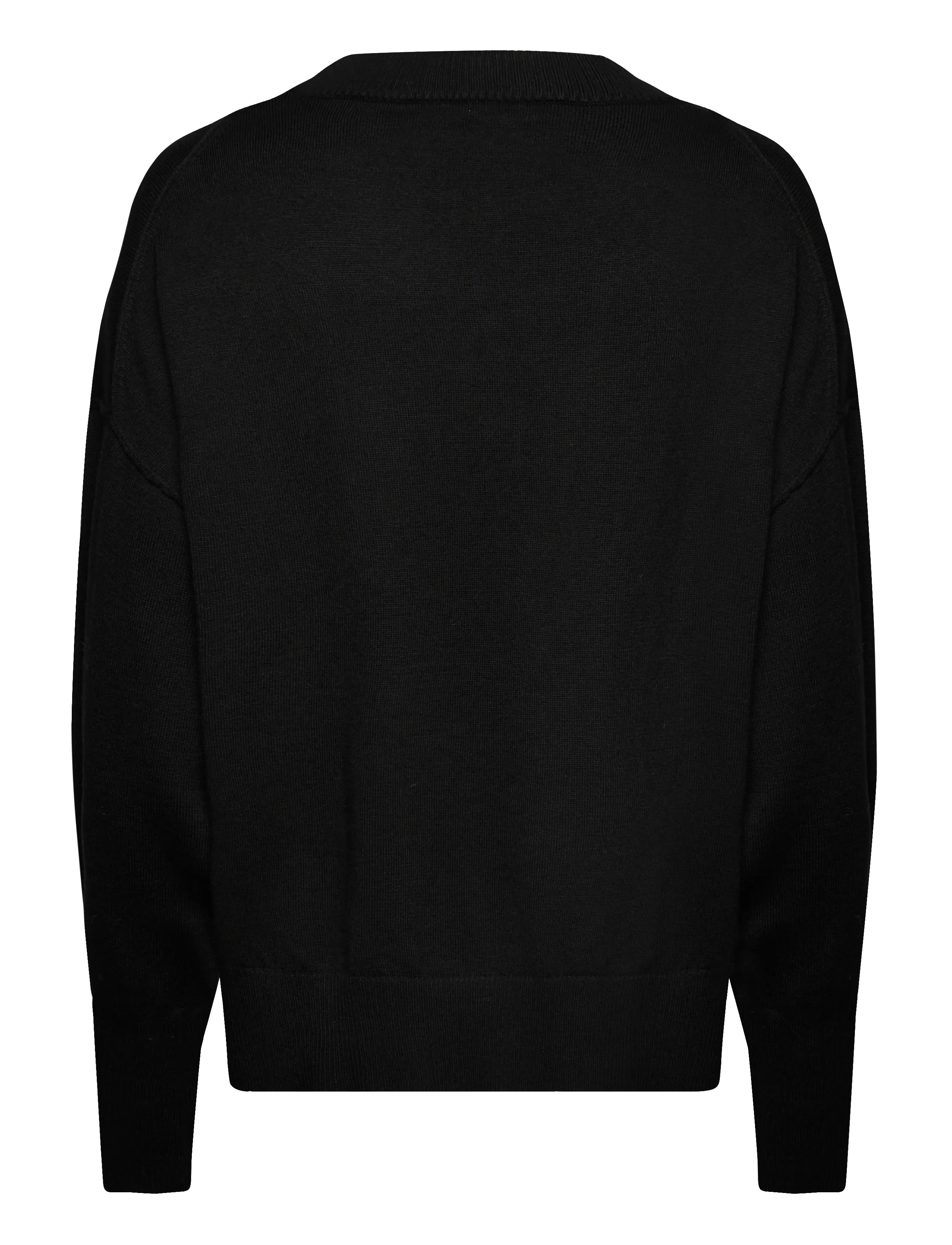 Movesgood - Clara Boxy Sweater - neulepuserot - black - 2