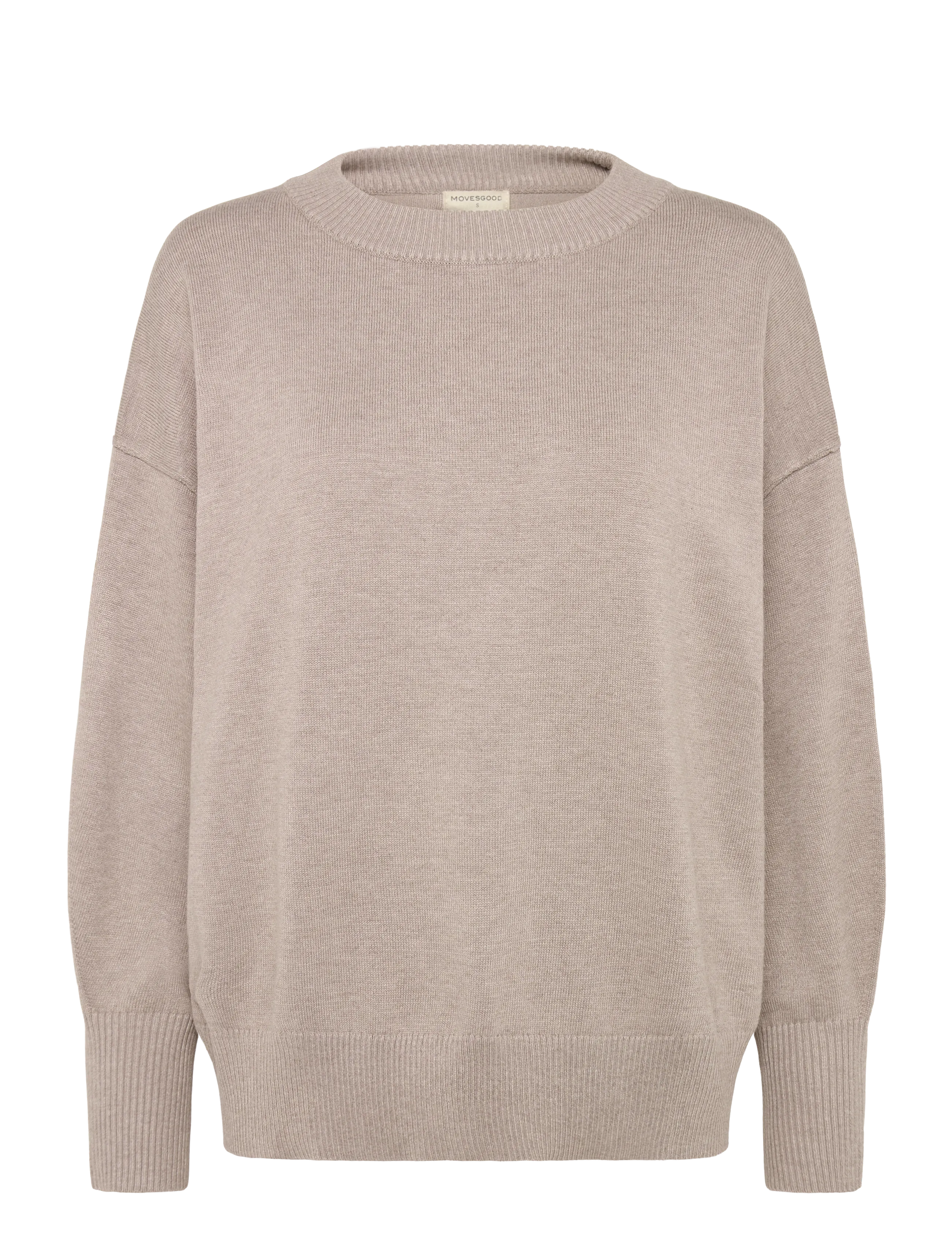 Movesgood Clara Boxy Sweater - Clothing - GREIGE / beige