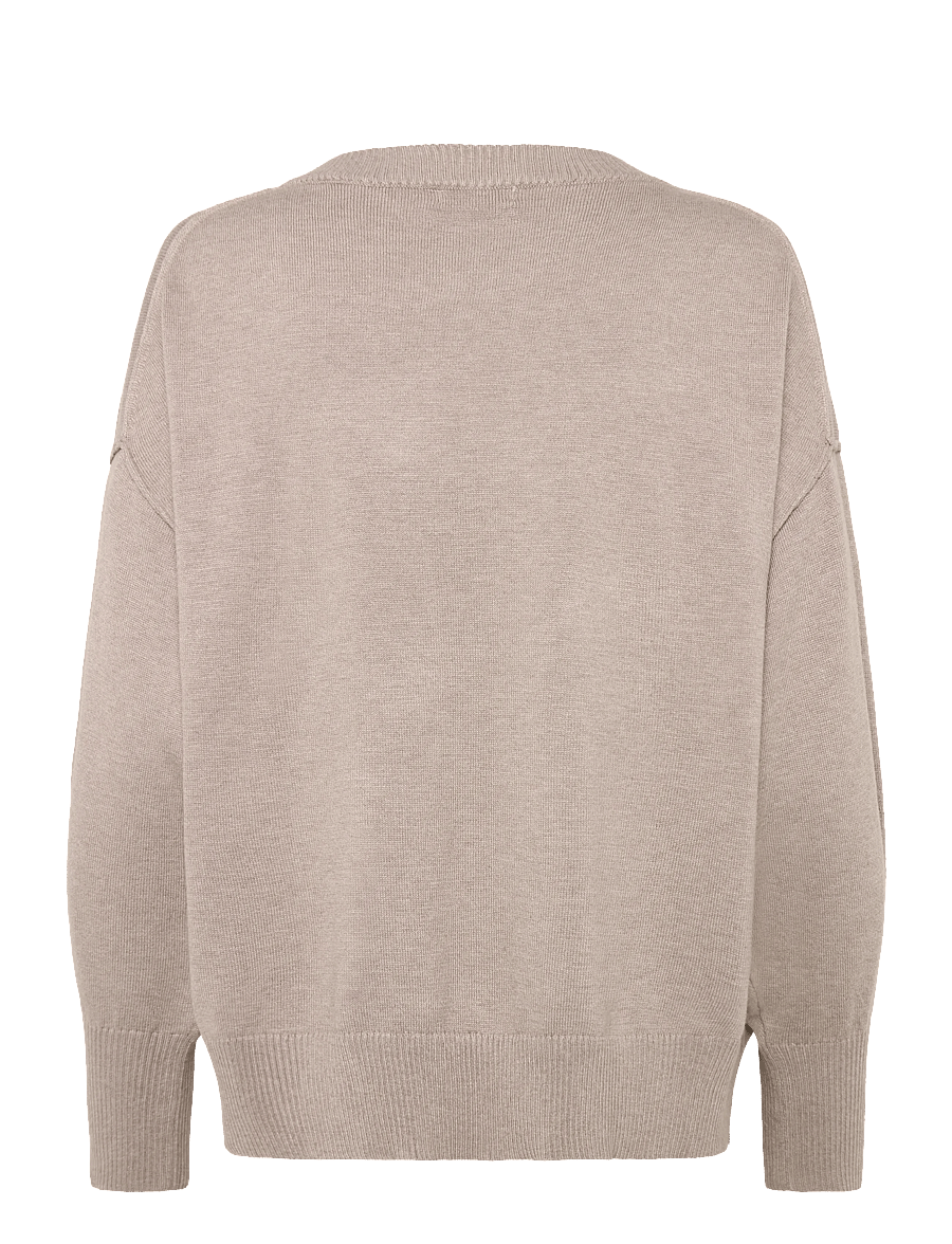 Movesgood - Clara Boxy Sweater - kašmiir - greige - 2