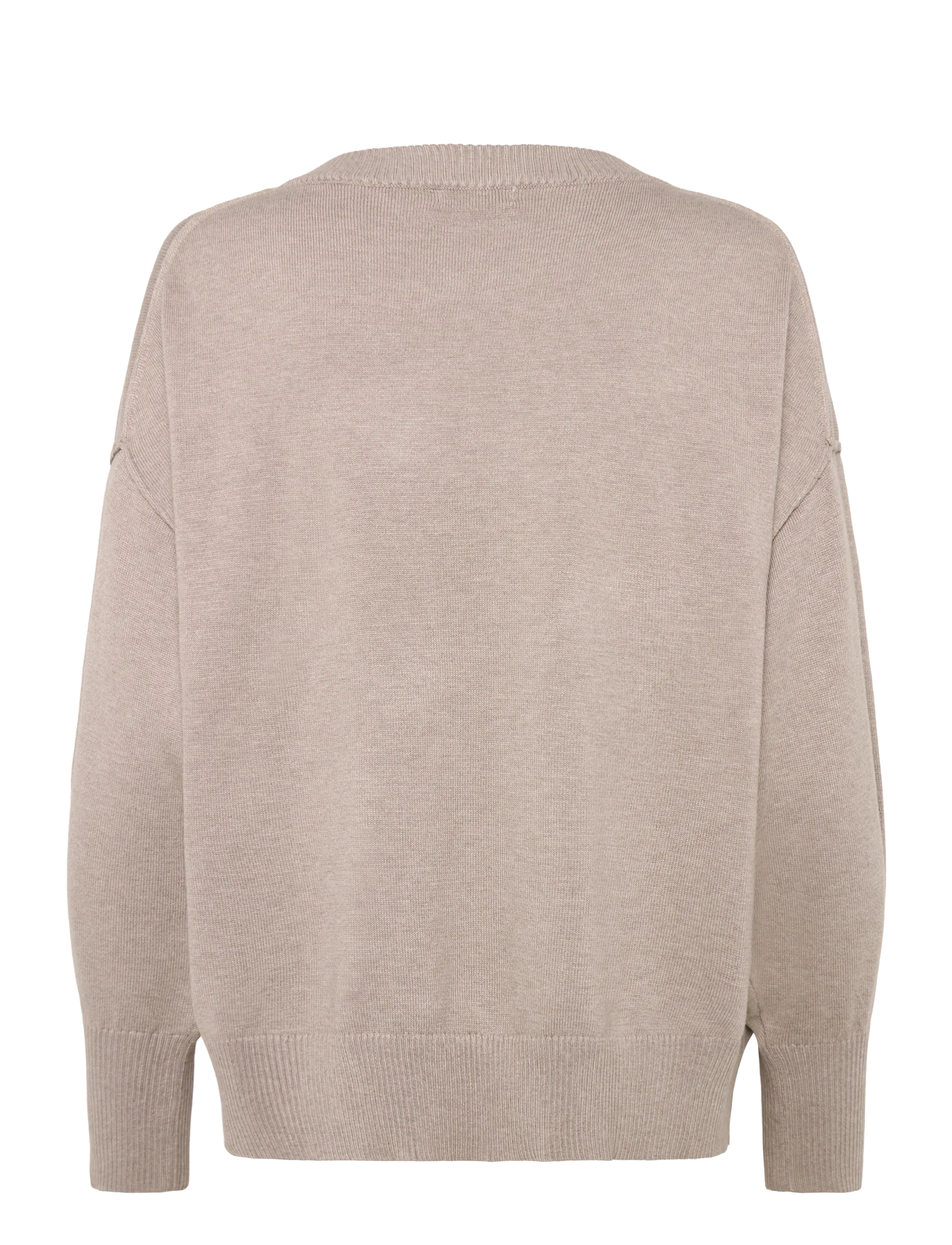 Movesgood - Clara Sweater Black M - pullover - greige - 2
