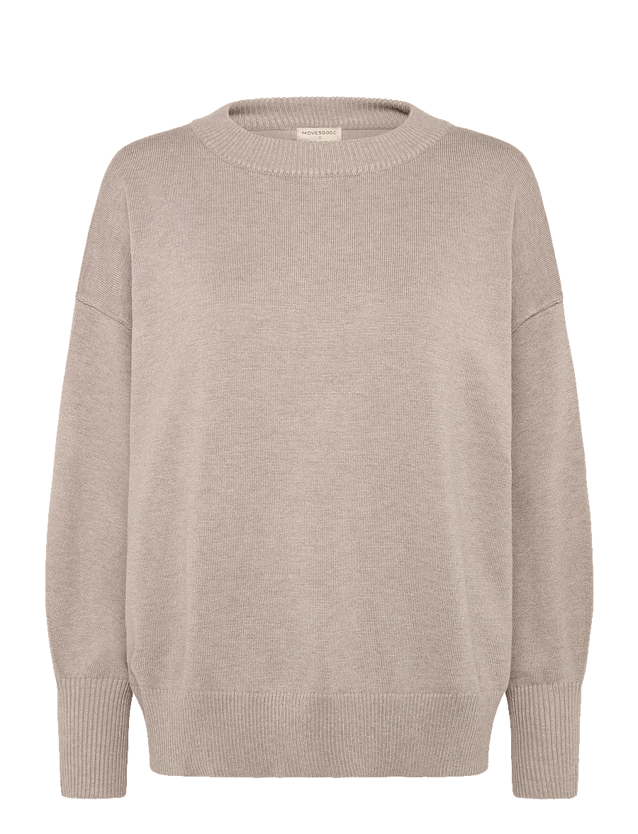 Movesgood - Clara Sweater Black M - kašmiir - greige - 3