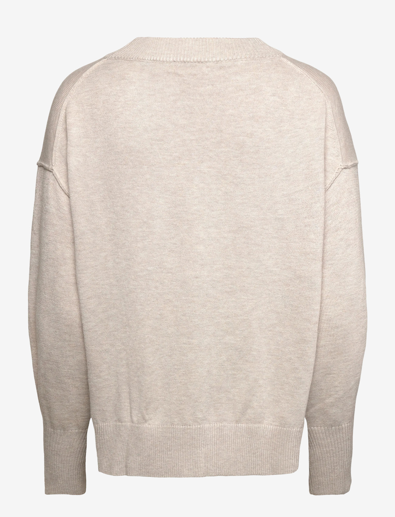 Movesgood - Clara Boxy Sweater - kaszmir - oat - 2