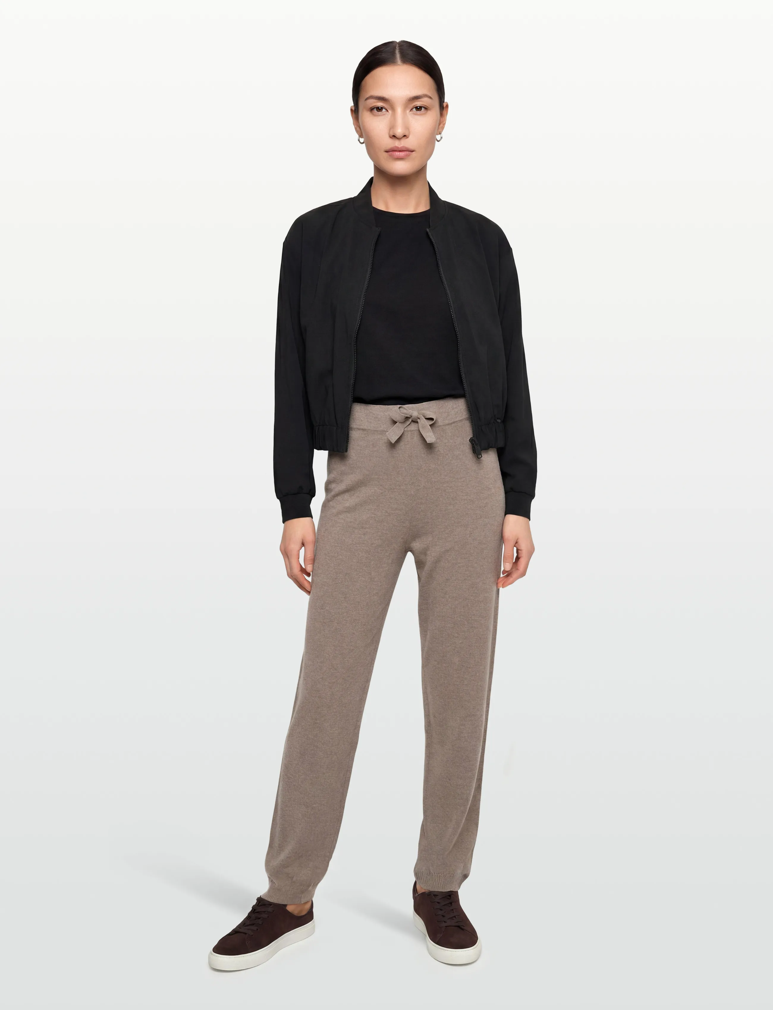 Movesgood - Bell Trousers - alltags-style - brown - 0