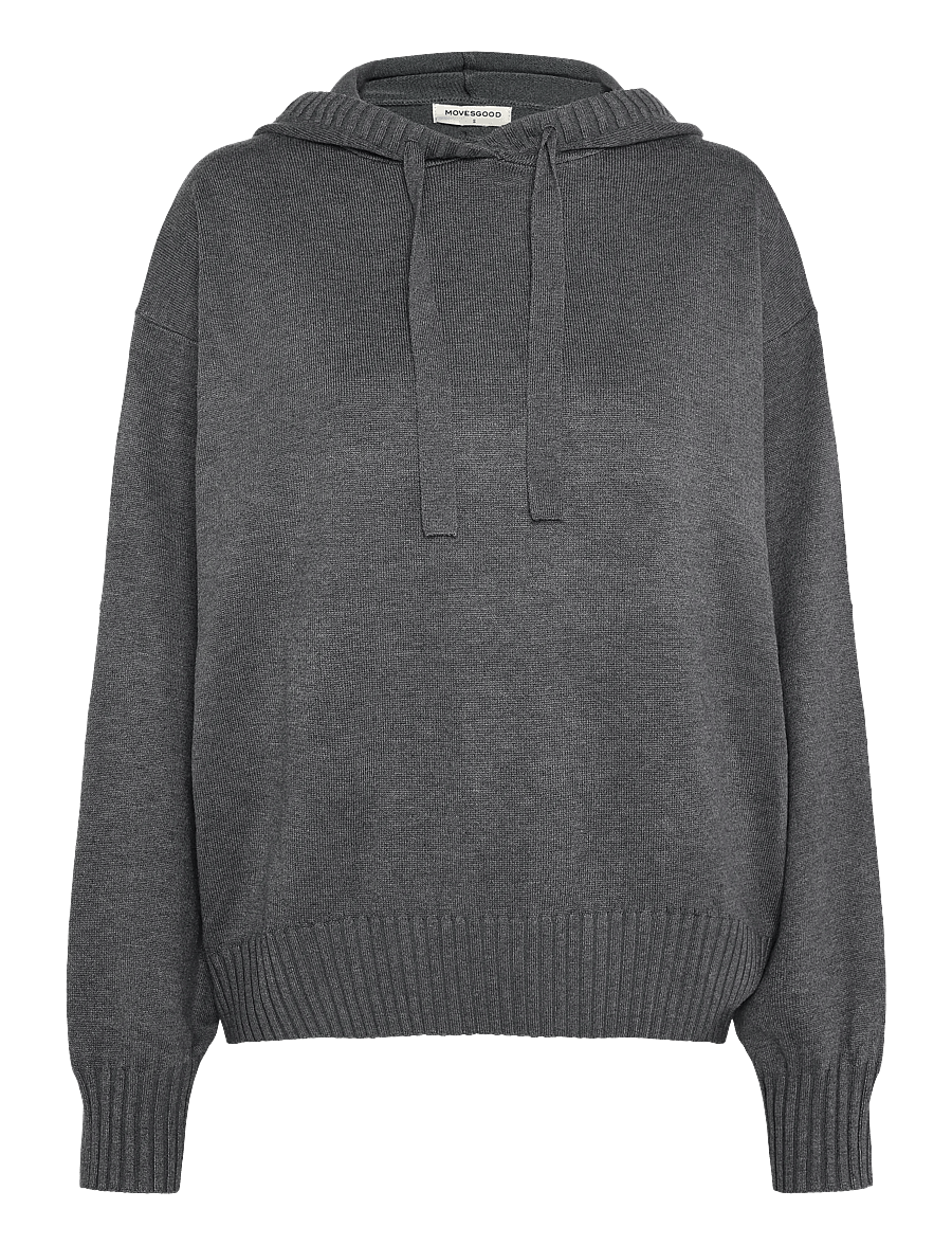 Movesgood - Bell Hood Grey Melange L/XL - kapuzenpullover - grey melange - 0