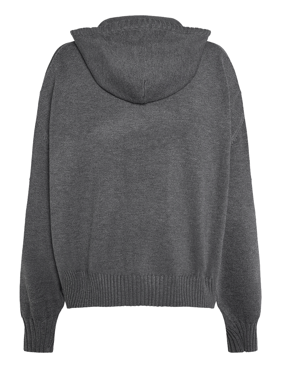 Movesgood - Bell Hood Grey Melange L/XL - kapuzenpullover - grey melange - 1