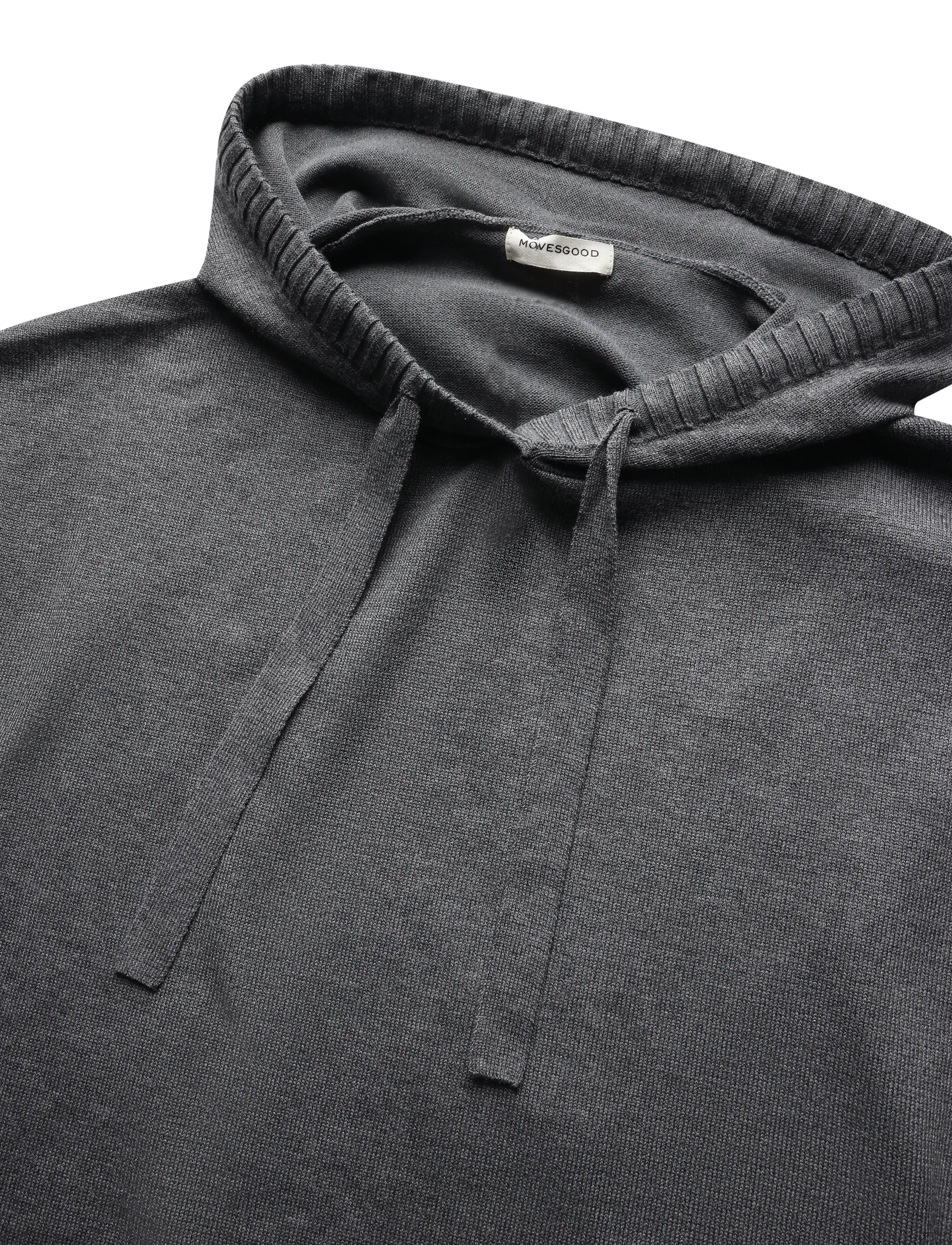 Movesgood - Bell Hood Grey Melange L/XL - hoodies - grey melange - 4