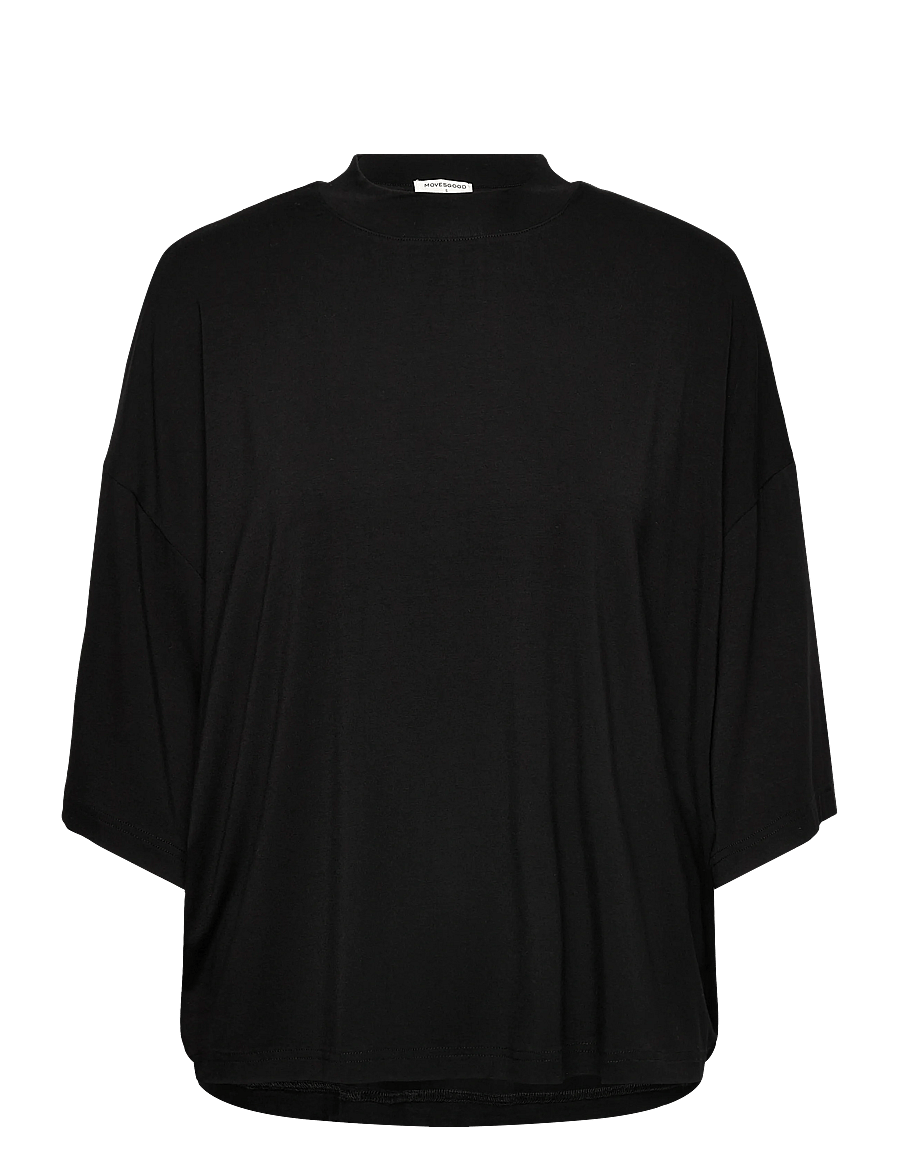 Movesgood - Tuva Top - t-shirts - black - 1