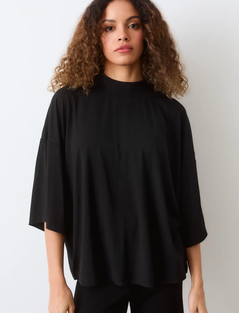 Movesgood - Tuva Top - t-shirts - black - 0