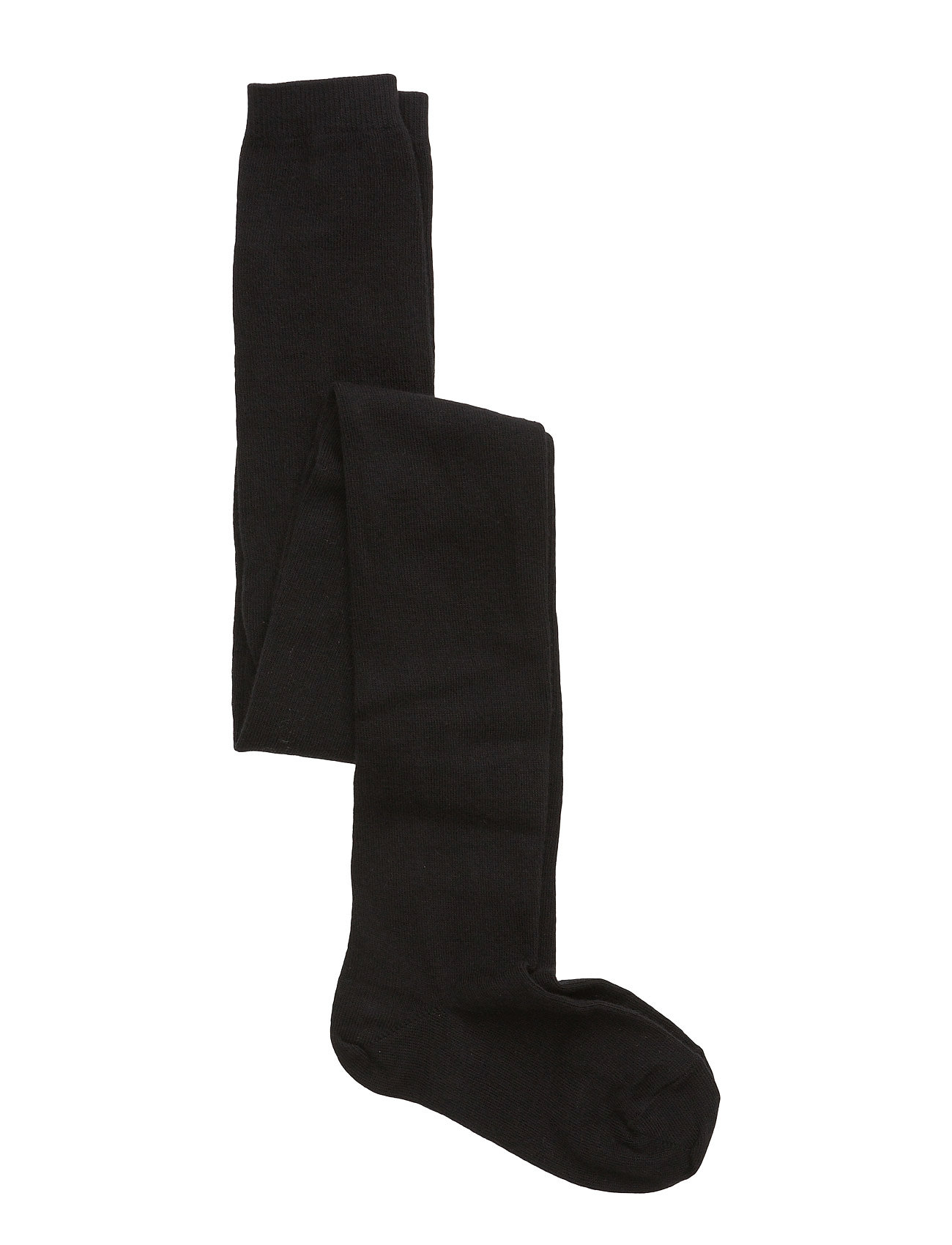MP 326 Cotton Plain Tights 08 Black str. 2år/90 cm