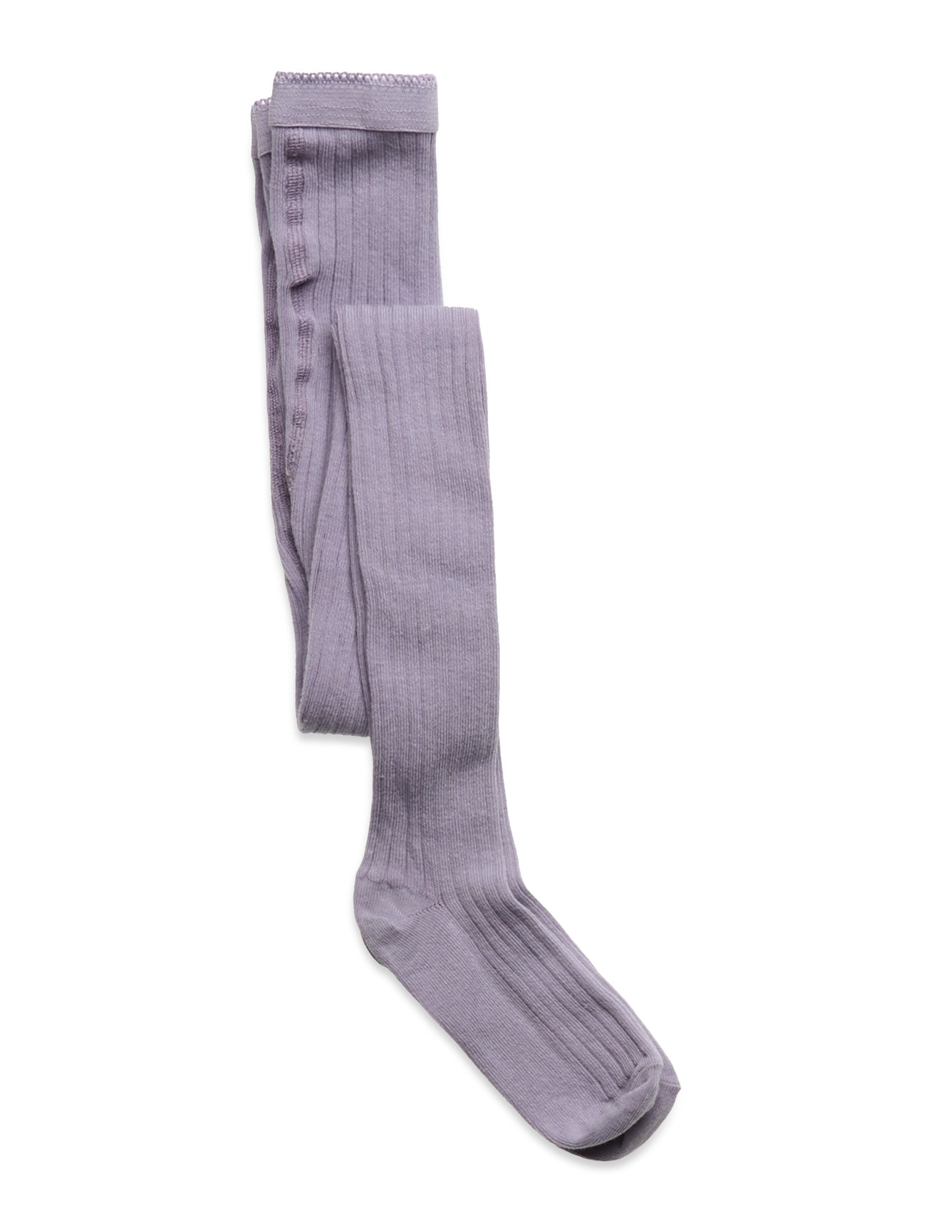 130 Bomull Rib Tights 1022 Lavender Sky str. 140