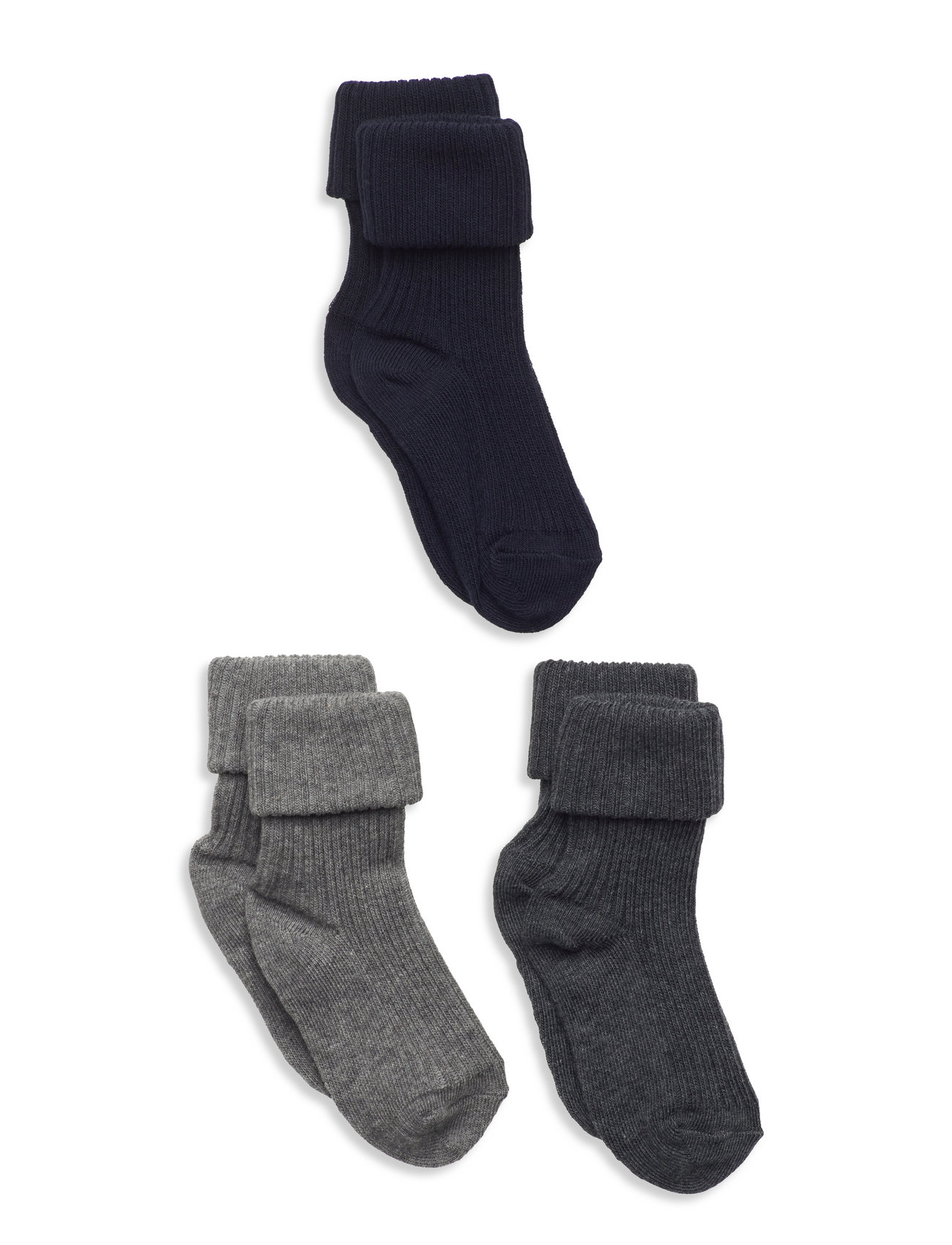 MP 99030 Cotton Rib Sokker 3-pakning 8902 Multi str. 17-18