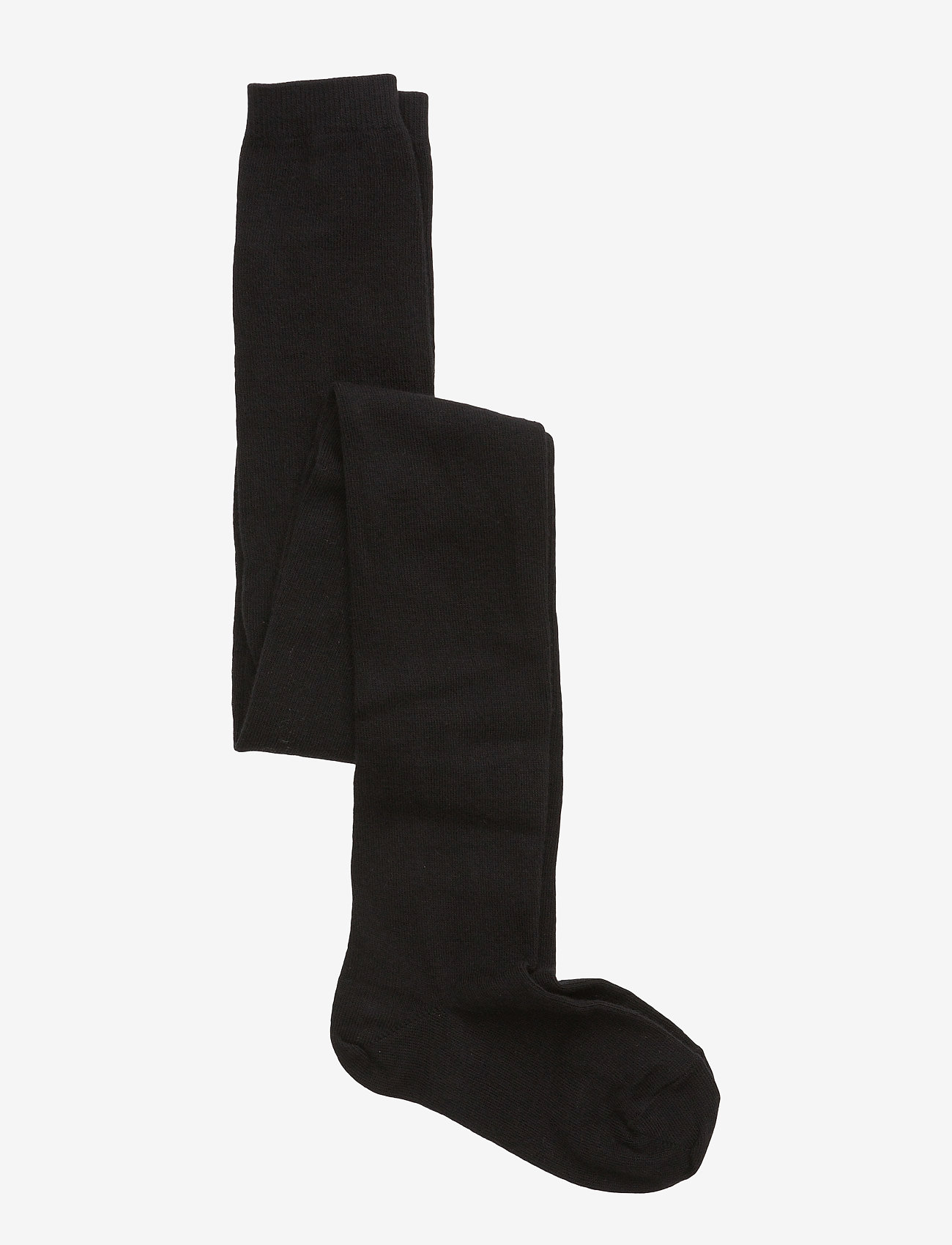 MP 326 Cotton Plain Tights 08 Black str. 7-8år/130 cm