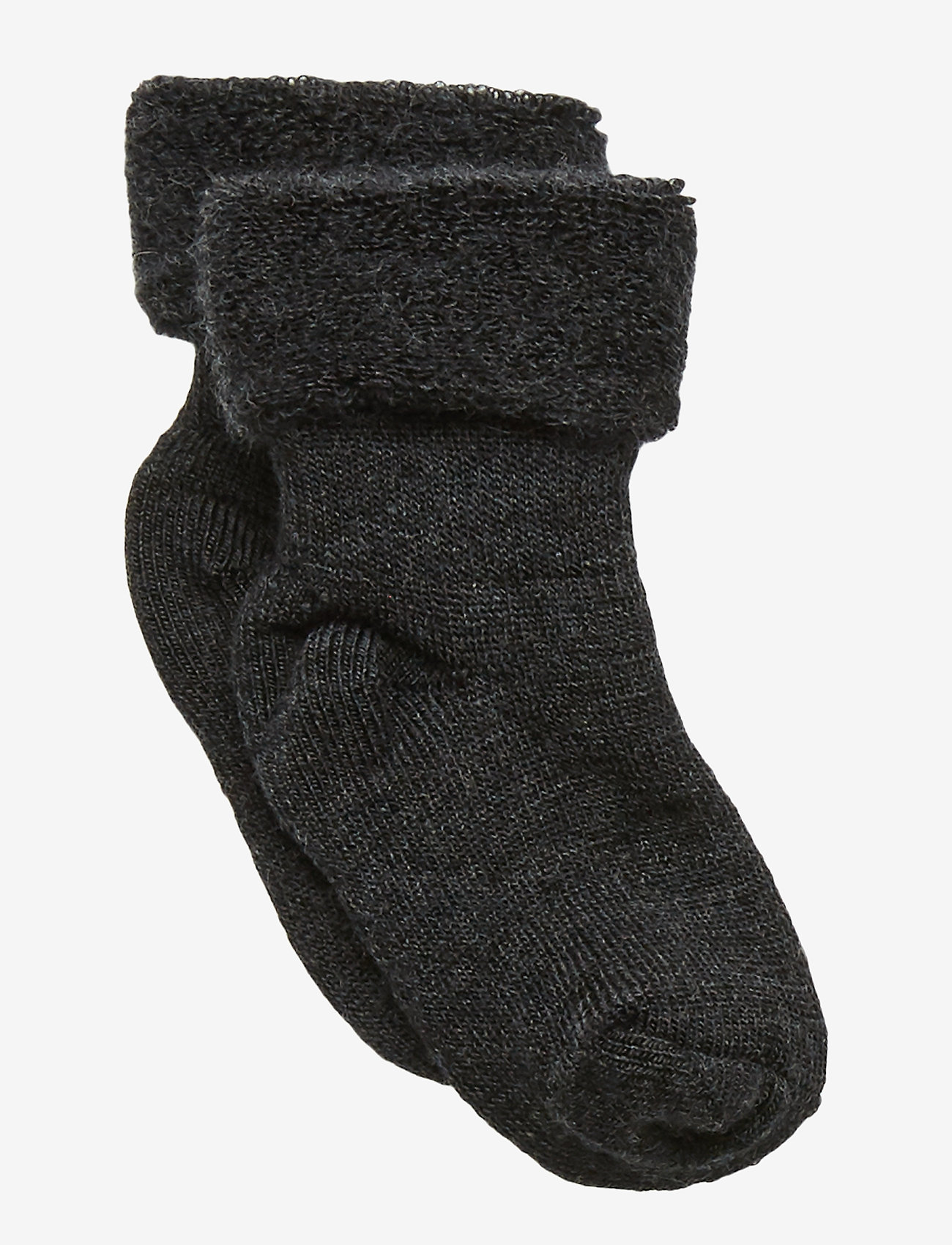 mp Denmark - ANKLESOCK TERRY WOOL BABY - anthracite - 0