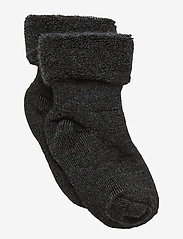 mp Denmark - ANKLESOCK TERRY WOOL BABY - anthracite - 0