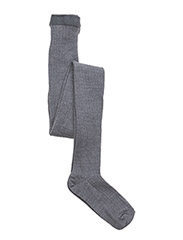 mp Denmark - Wool rib tights - de laveste prisene - 491/grey marl. - 1