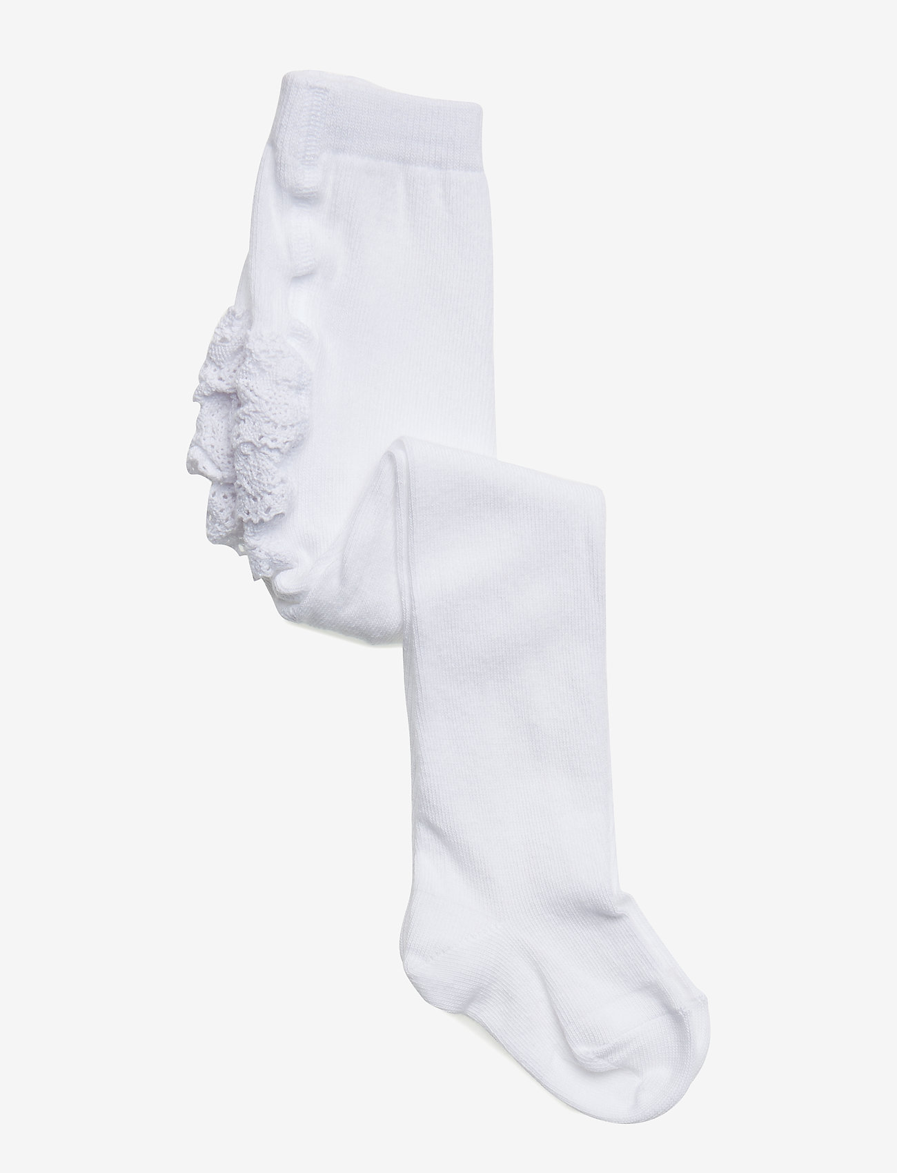 mp Denmark Cotton tights - lace - Tagasi kooli - WHITE / white