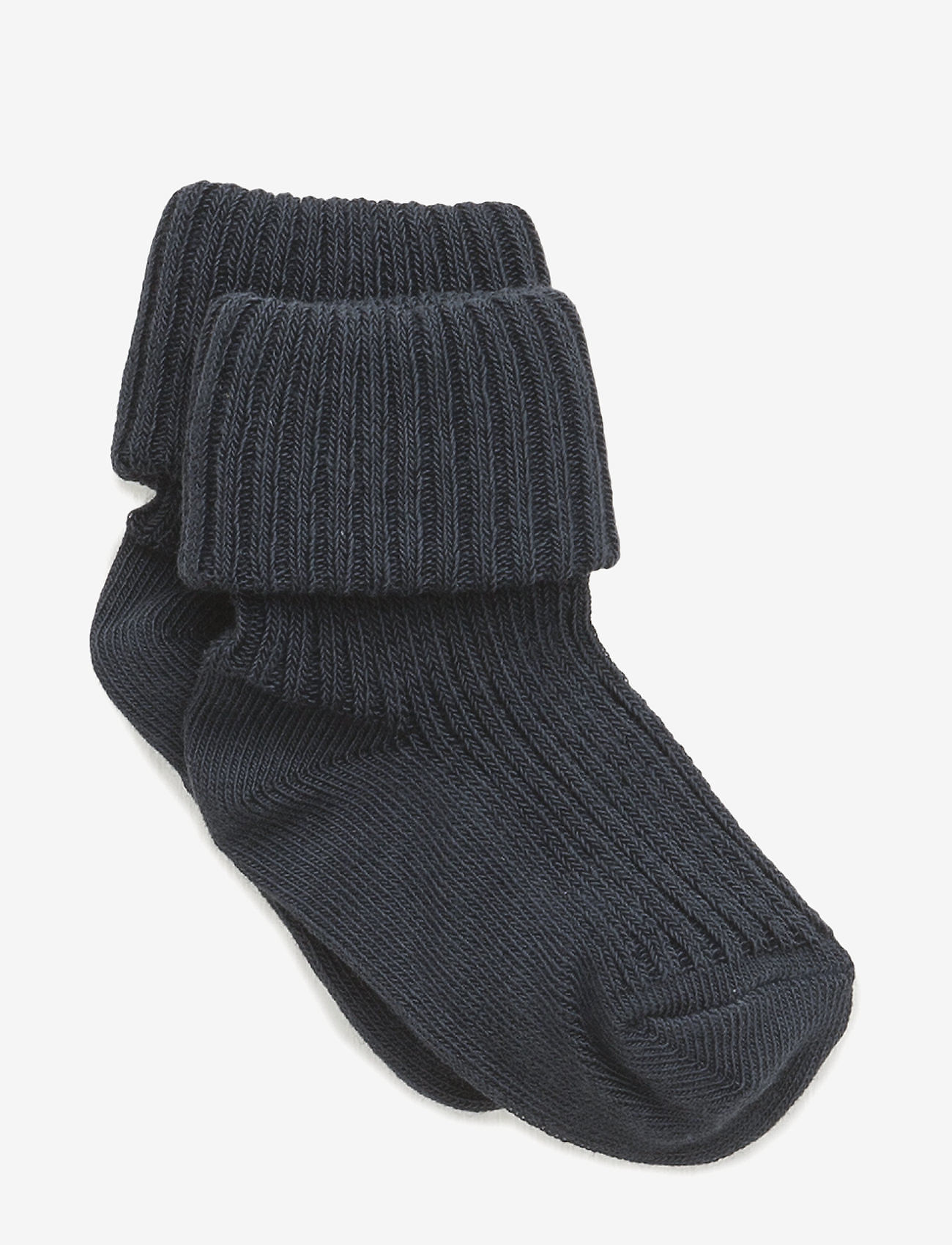 mp Denmark - Cotton rib baby socks - indigo blue - 0