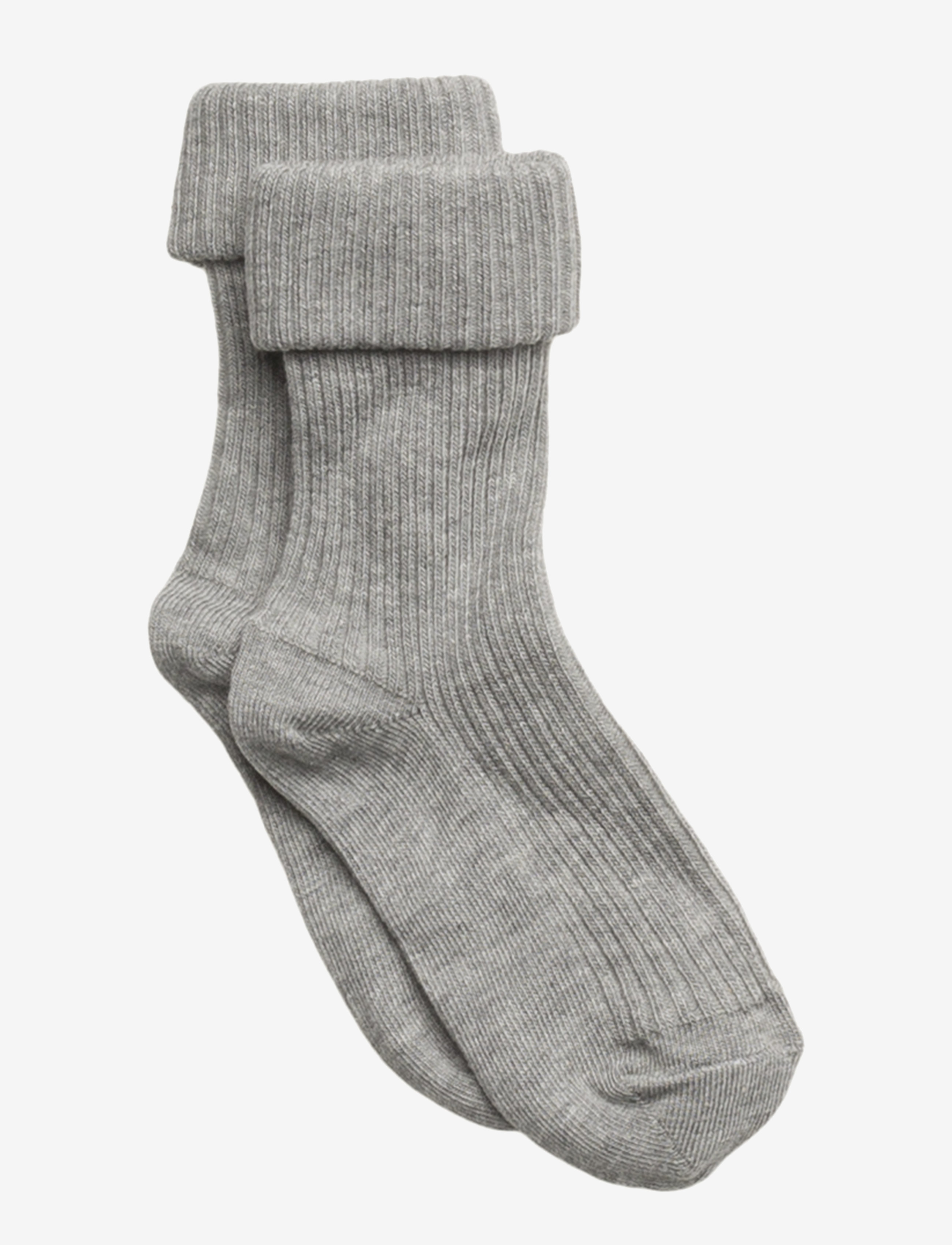 mp Denmark Cotton rib baby socks - MP Denmark - GREY MELANGE / grey