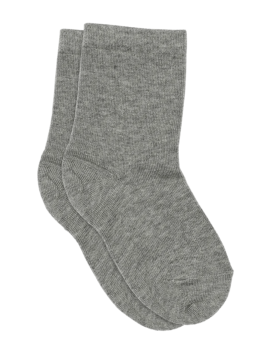 mp Denmark - Cotton socks - sokken - grey melange - 0