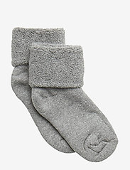 mp Denmark - Cotton baby sock - strumpor - grey marl. - 0