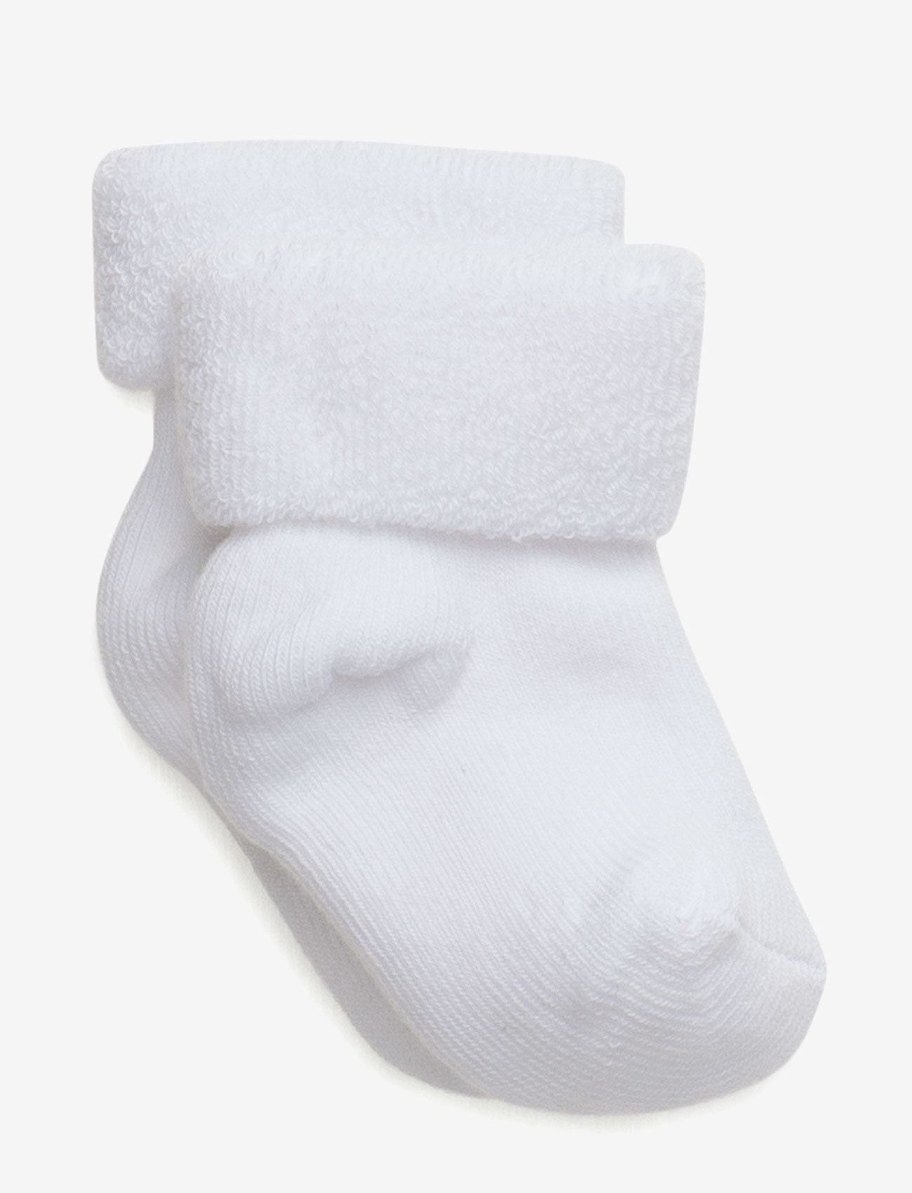 mp Denmark Cotton Baby Sock, Børn, Manchet Baby Sokker, Hvid, Str: 17/18