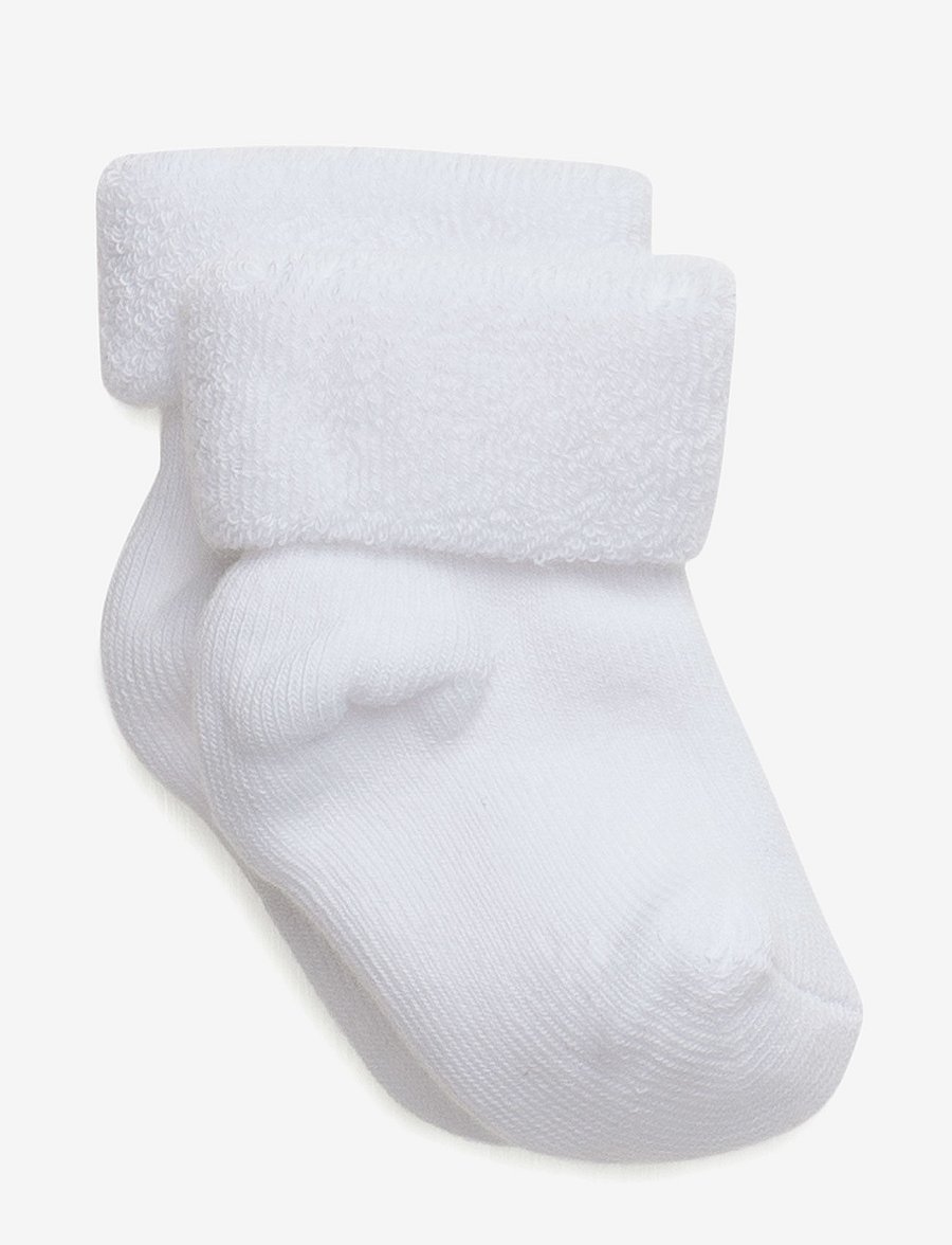 mp Denmark - Cotton baby sock - baby-socken - white - 0