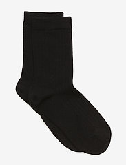 mp Denmark - Wool rib socks - strümpfe - 8/black - 0