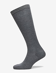 Cotton knee socks - 497/DARK GREY