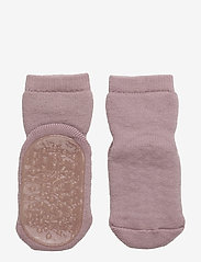 Wool socks - anti-slip - 188/WOOD ROSE