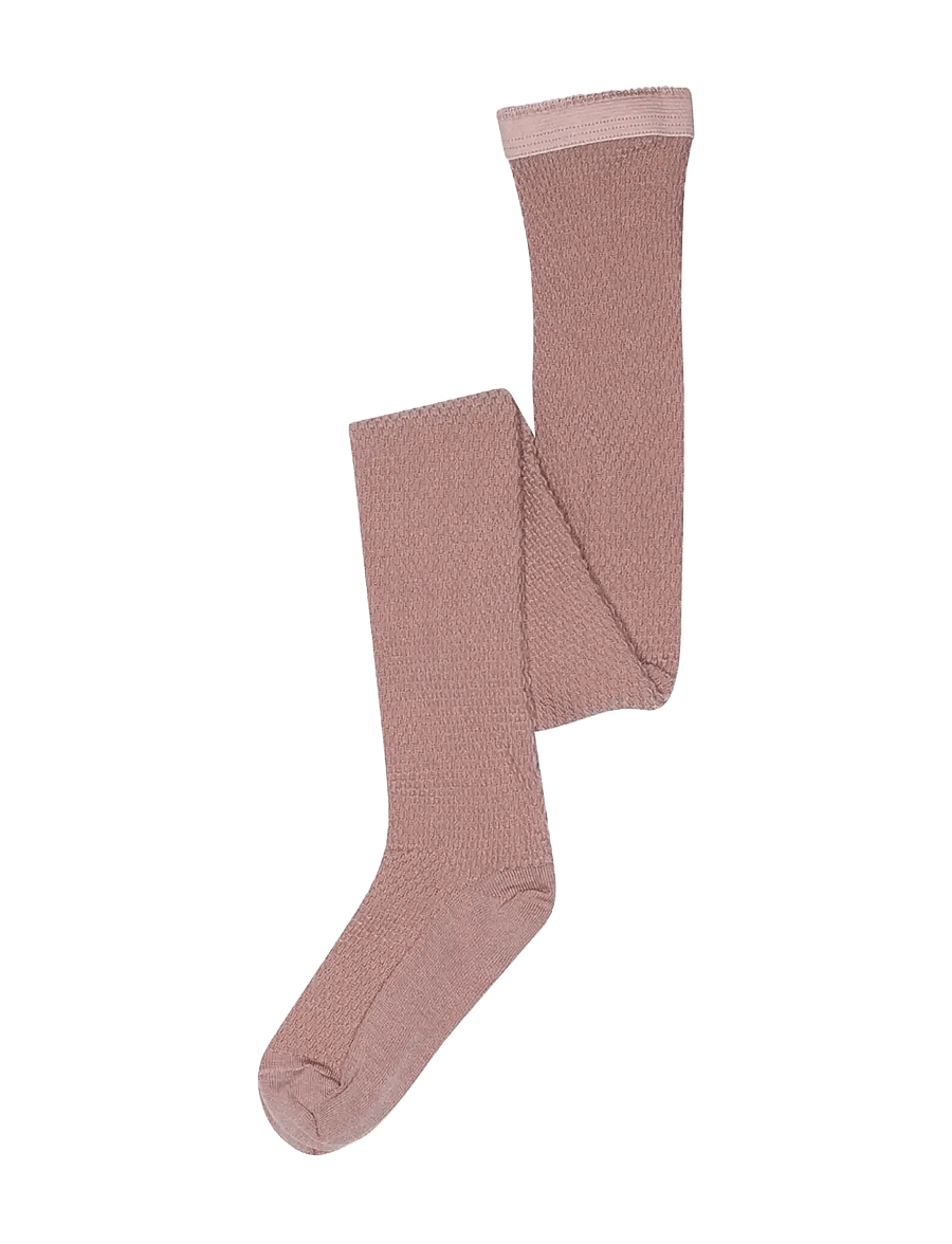 mp Denmark - Capsule wool tights - strumpbyxor - wood rose - 0