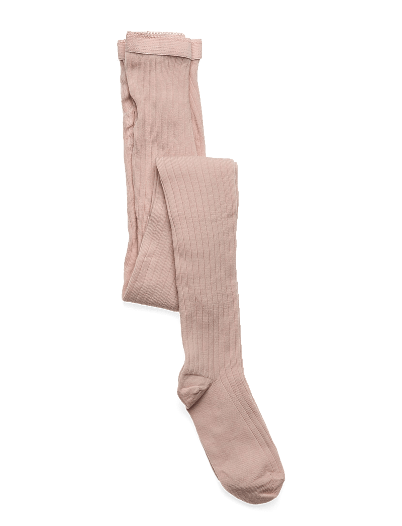 mp Denmark - Wool rib tights - strumpbyxor - rose dust - 0