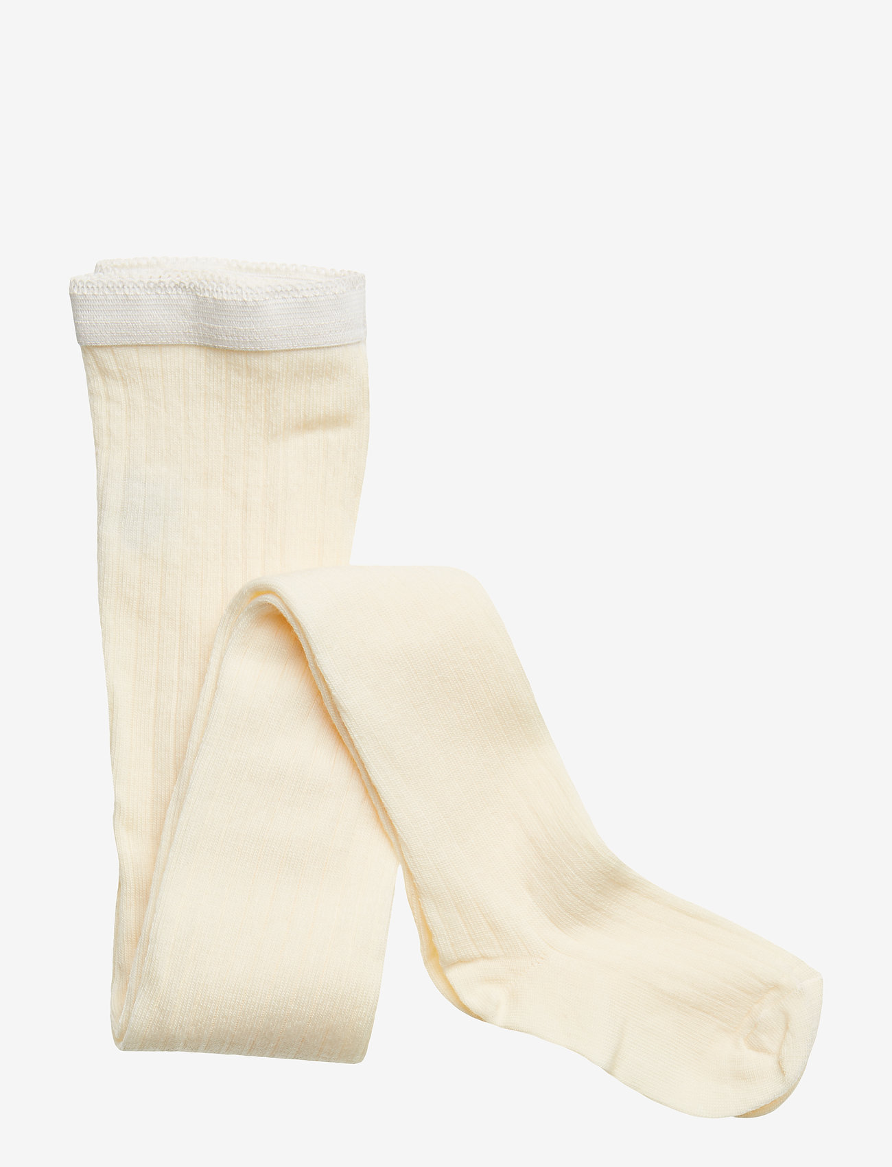 mp Denmark - Wool rib tights - strumpbyxor - snow white - 0