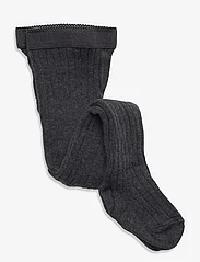 mp Denmark - Cotton rib tights - sukkahousut - 497/dark grey - 0