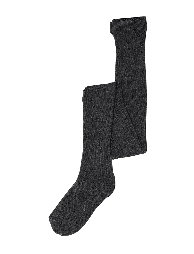 mp Denmark - Cotton rib tights - strumpbyxor - 497/dark grey - 0
