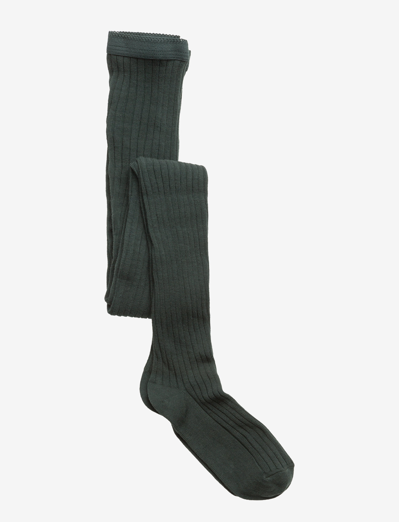 mp Denmark - Cotton rib tights - gode sommertilbud - agave green - 1
