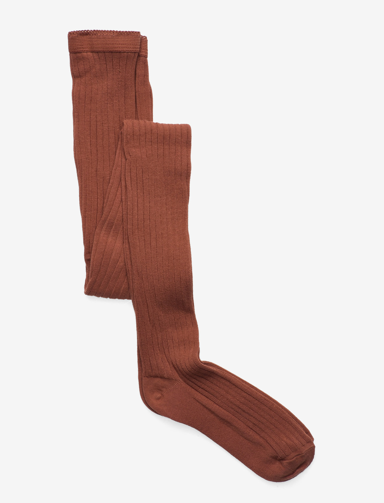 mp Denmark - Cotton rib tights - gode sommertilbud - copper brown - 0