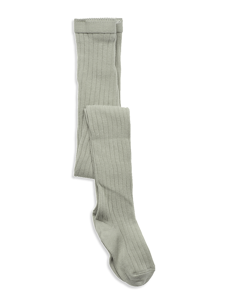 mp Denmark - Cotton rib tights - strumpbyxor - desert sage - 0