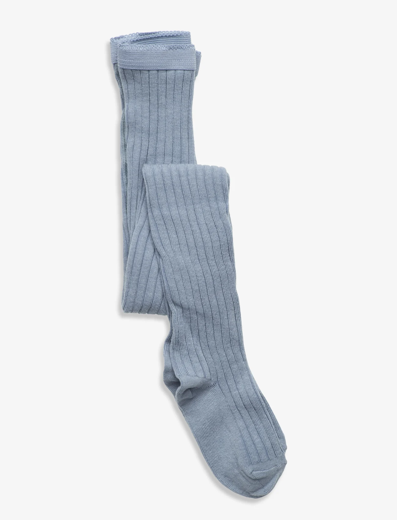 mp Denmark - Cotton rib tights - vasaras piedāvājumi - dusty blue - 0