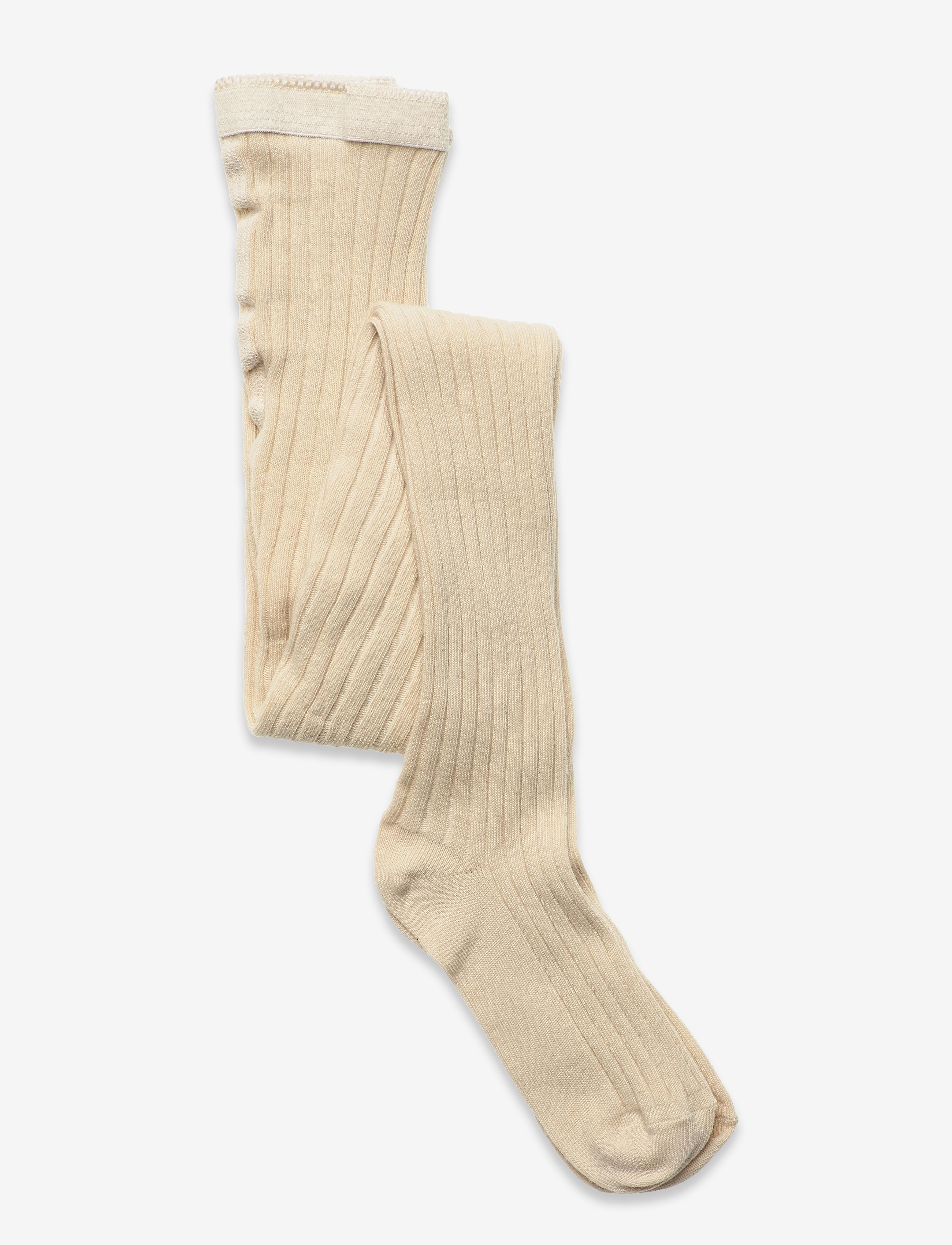 MP 130 Cotton Rib Tights 4109 Ecru str. 7-8år/130 cm
