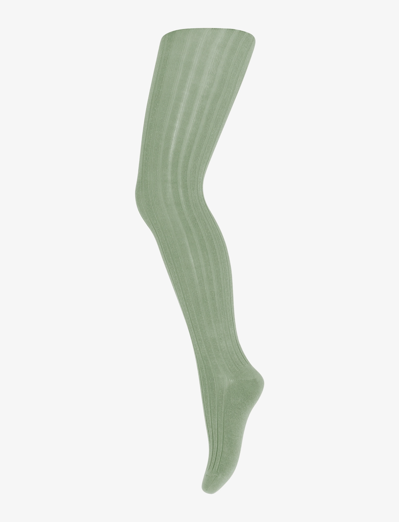 mp Denmark - Cotton rib tights - gode sommertilbud - granite green - 1