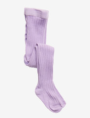 mp Denmark - Cotton rib tights - gode sommertilbud - dark purple - 0