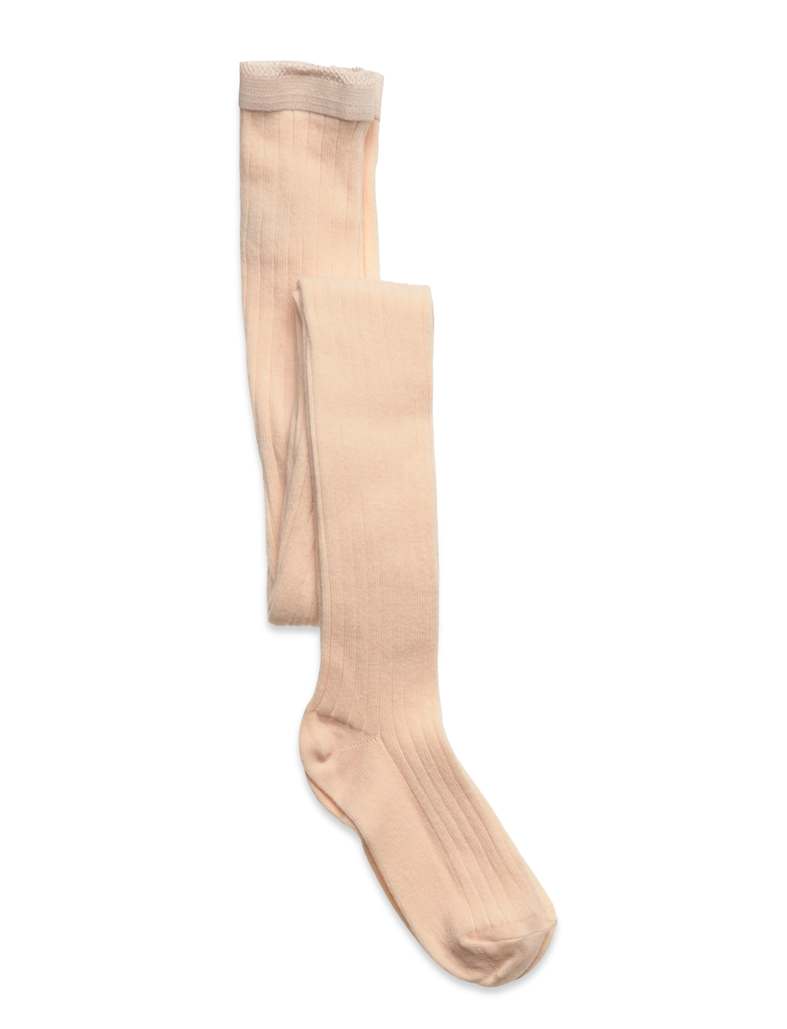 mp Denmark Cotton rib tights - Kläder - PINK CHAMPAGNE / pink/rose