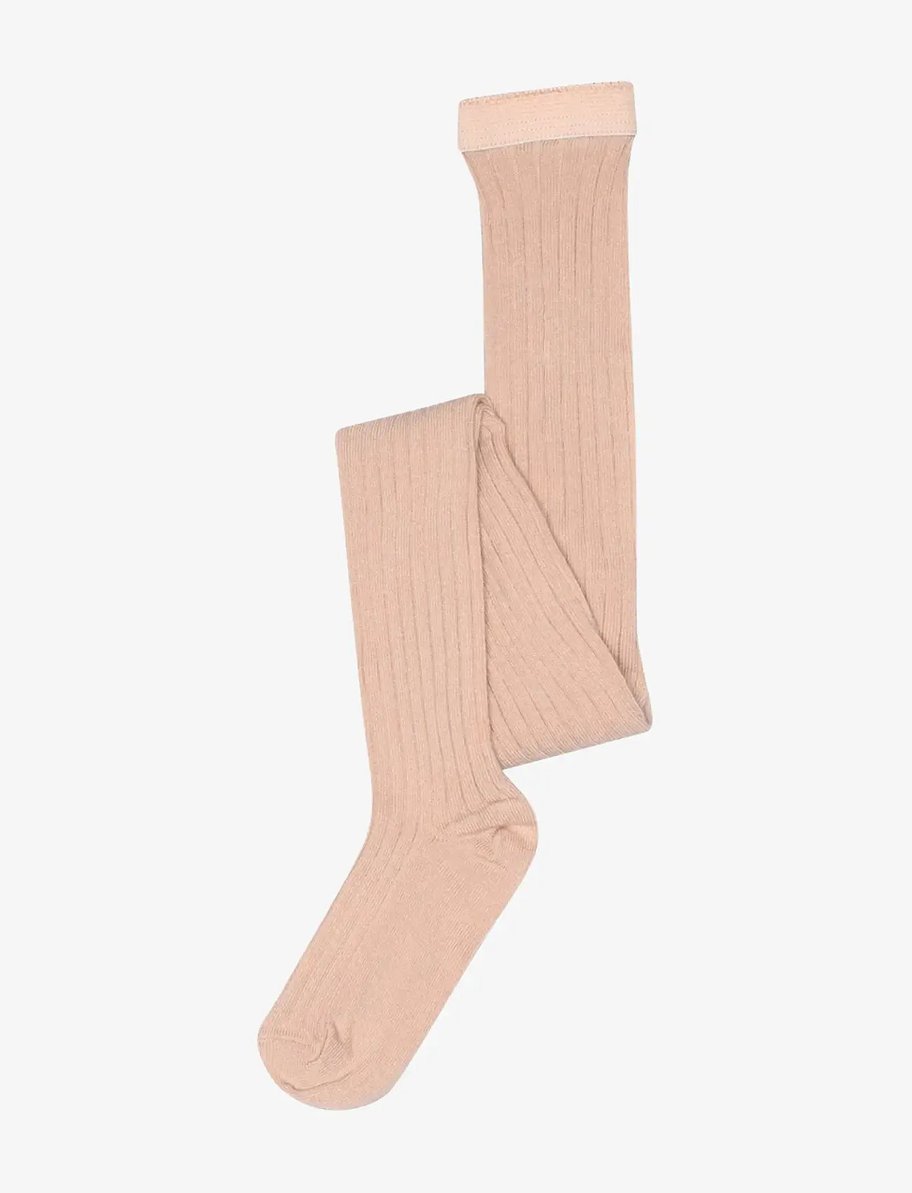 mp Denmark - Cotton rib tights - laveste priser - rose dust - 0